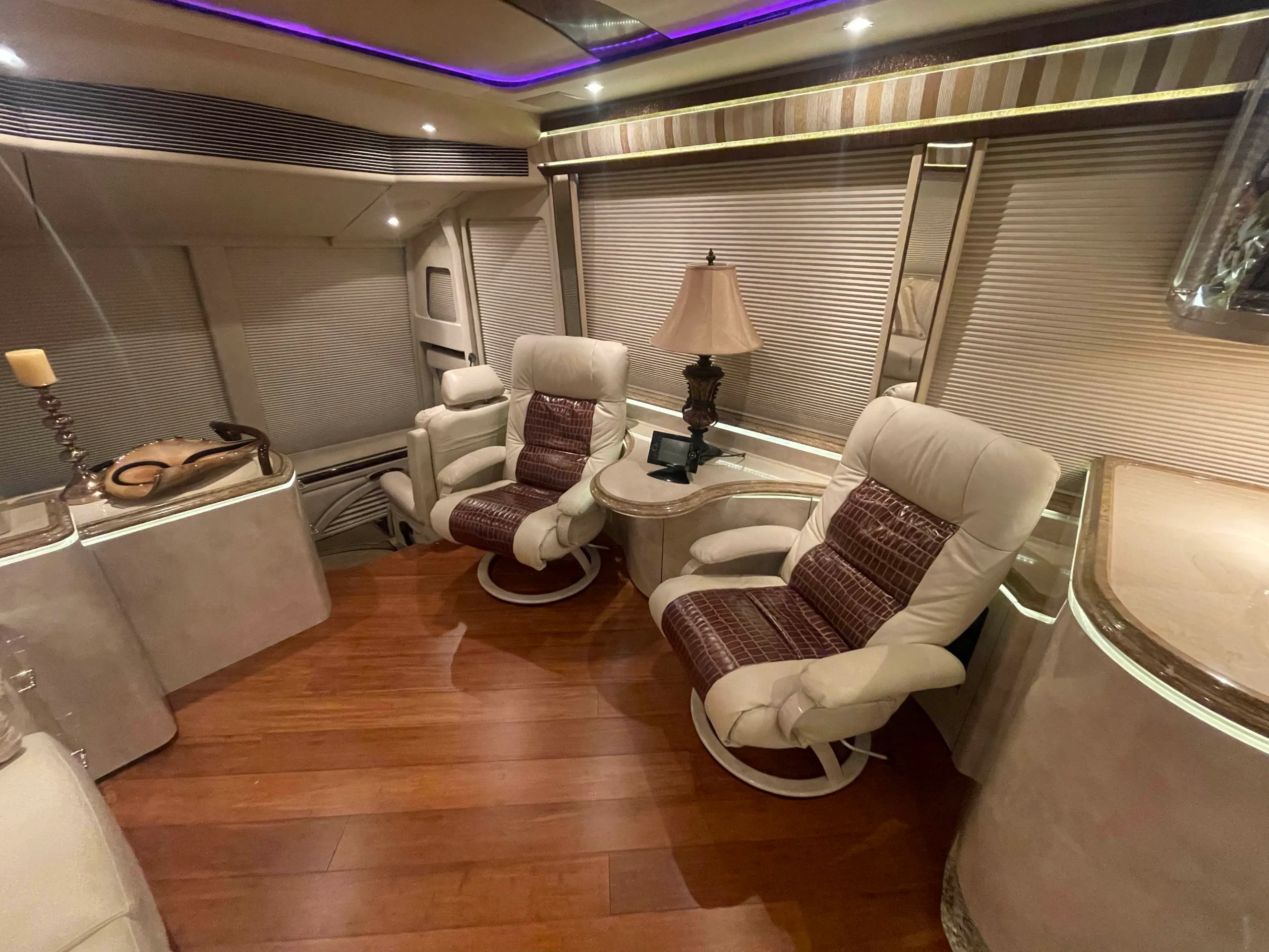 Interior view of Marathon Coach 1202