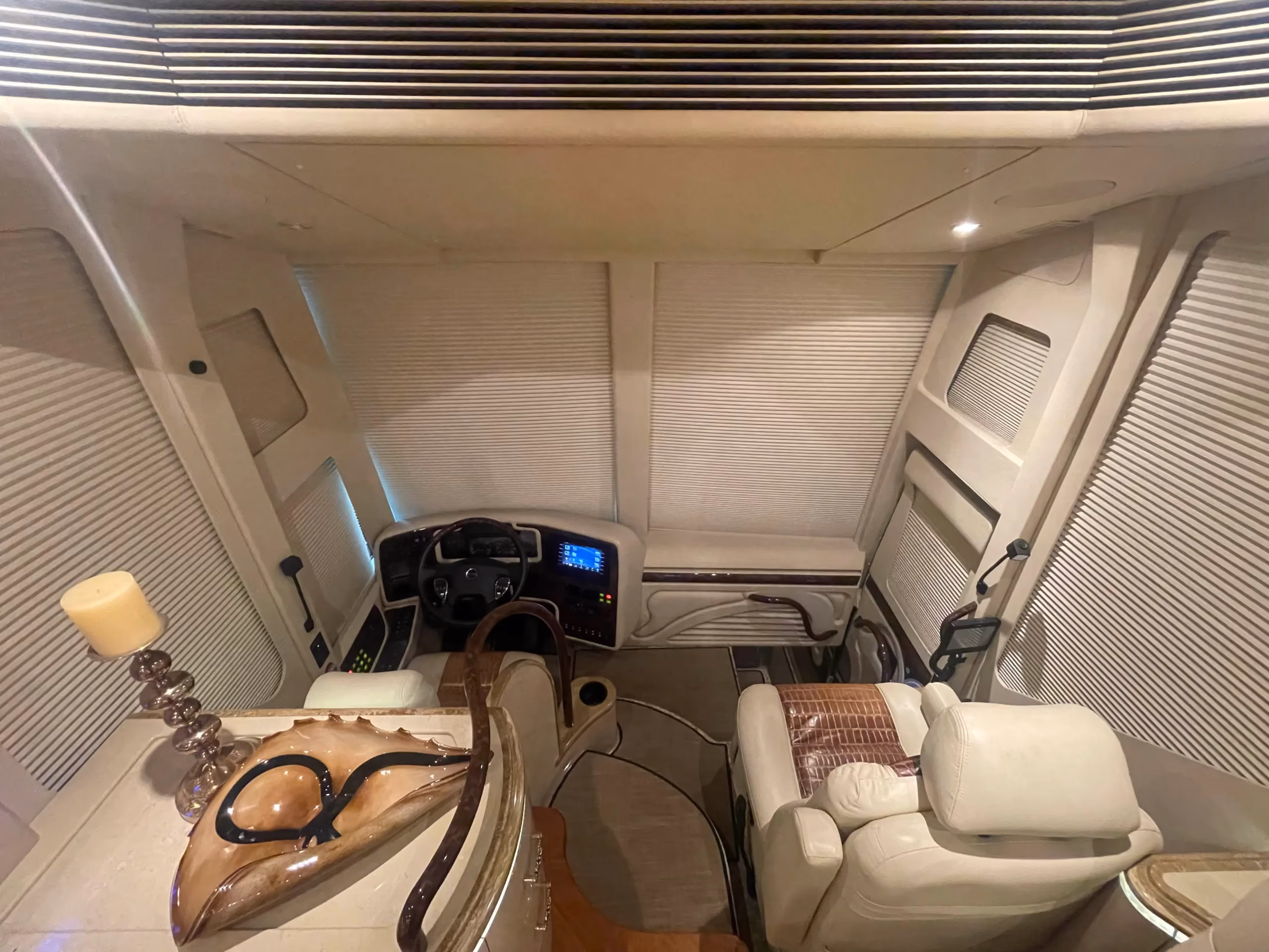 Interior detail of Marathon Coach 1202