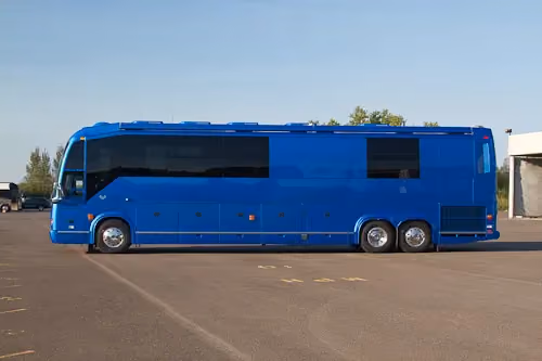 Exterior three-quarter view of Marathon Coach 1205