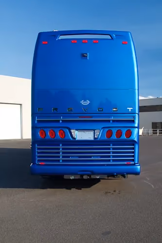 Interior finish and trim detail in Marathon Coach 1205