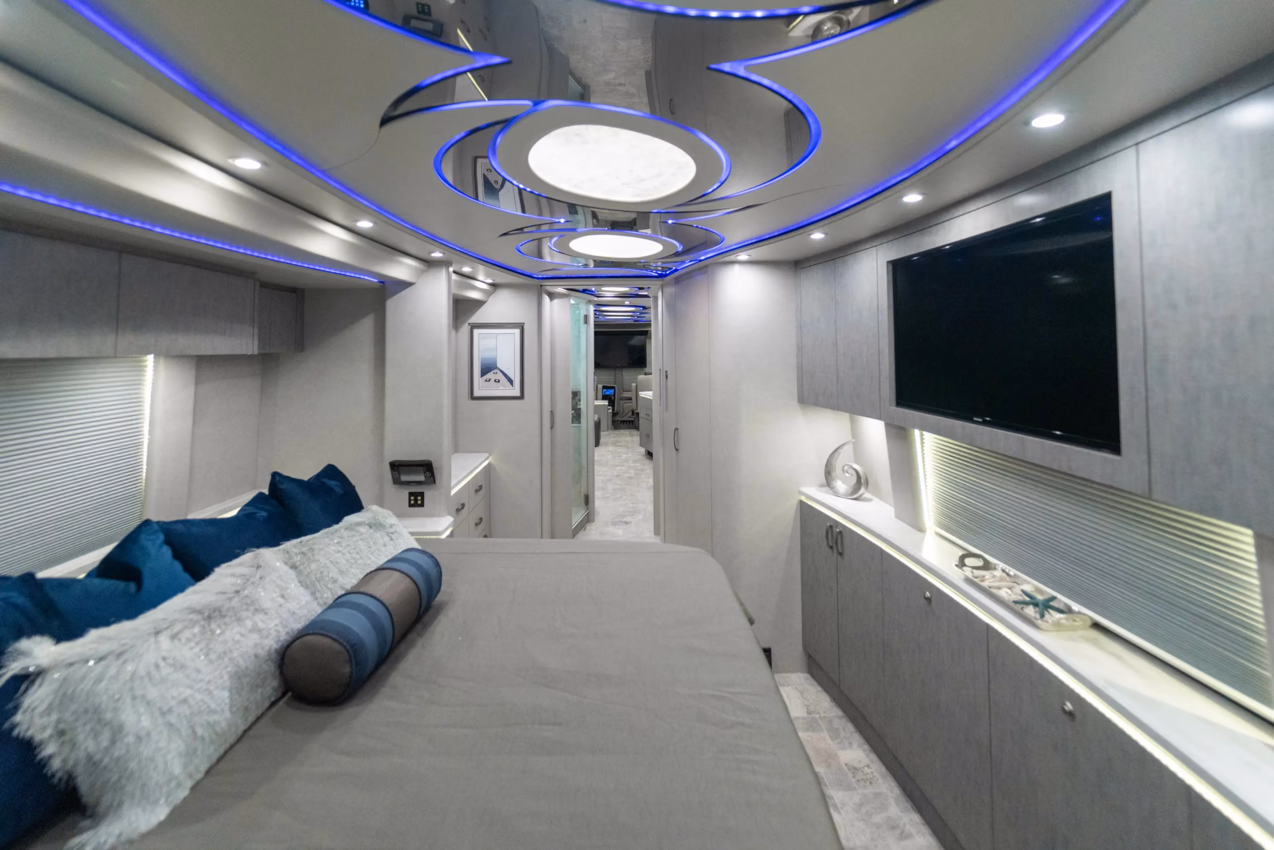 Interior overview of Marathon Coach 1216