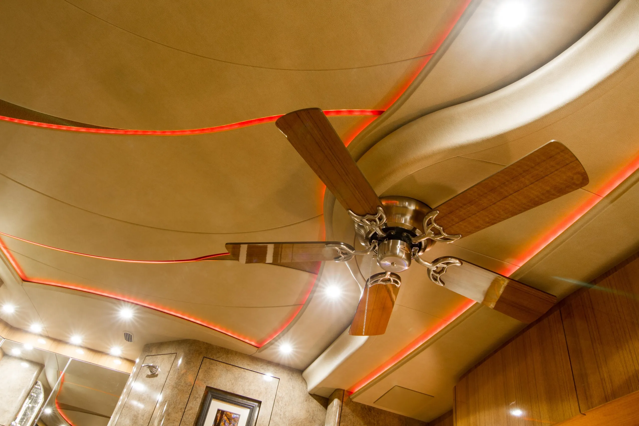 Interior of 2015 Prevost H3-45 Marathon Coach 1221