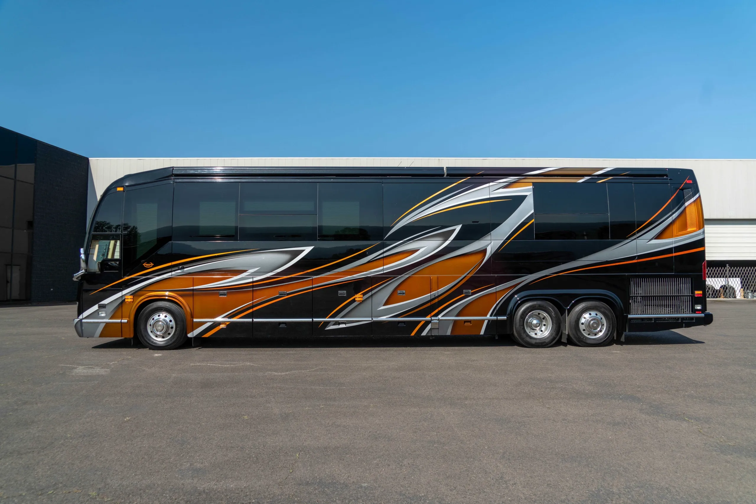 Interior trim and finish close-up in Marathon Coach 1241
