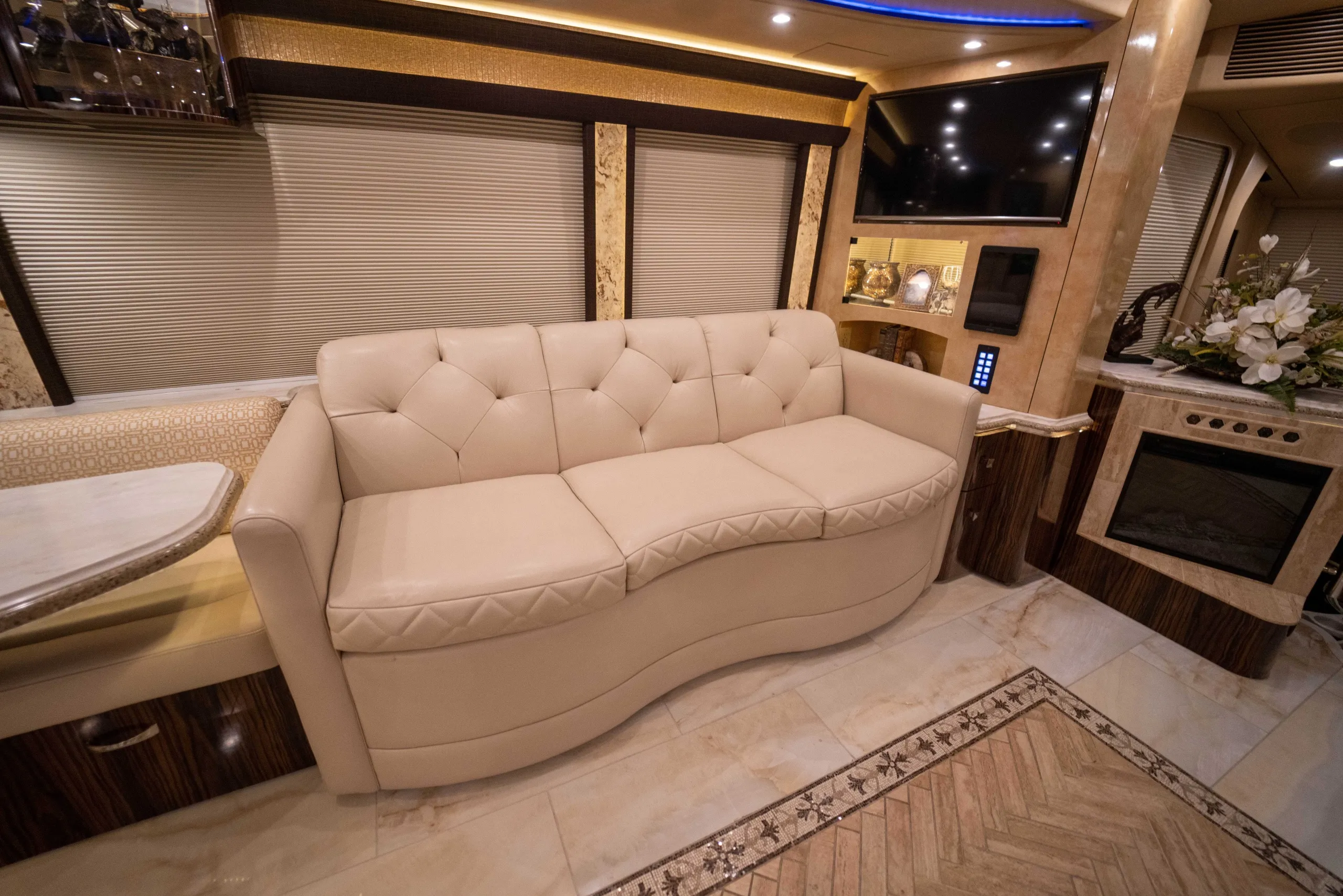 Interior of 2016 Marathon Coach 1241
