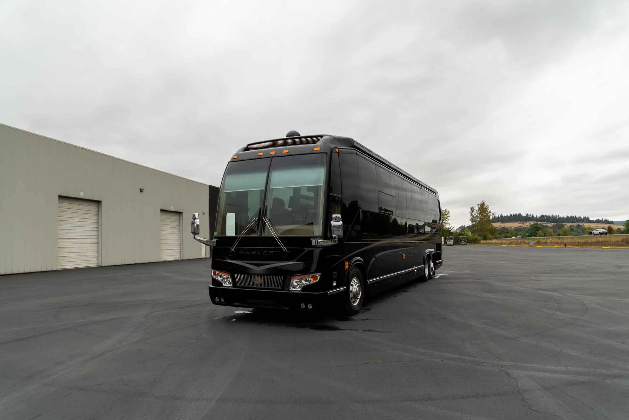 Interior trim and finish close-up in Marathon Coach 1253
