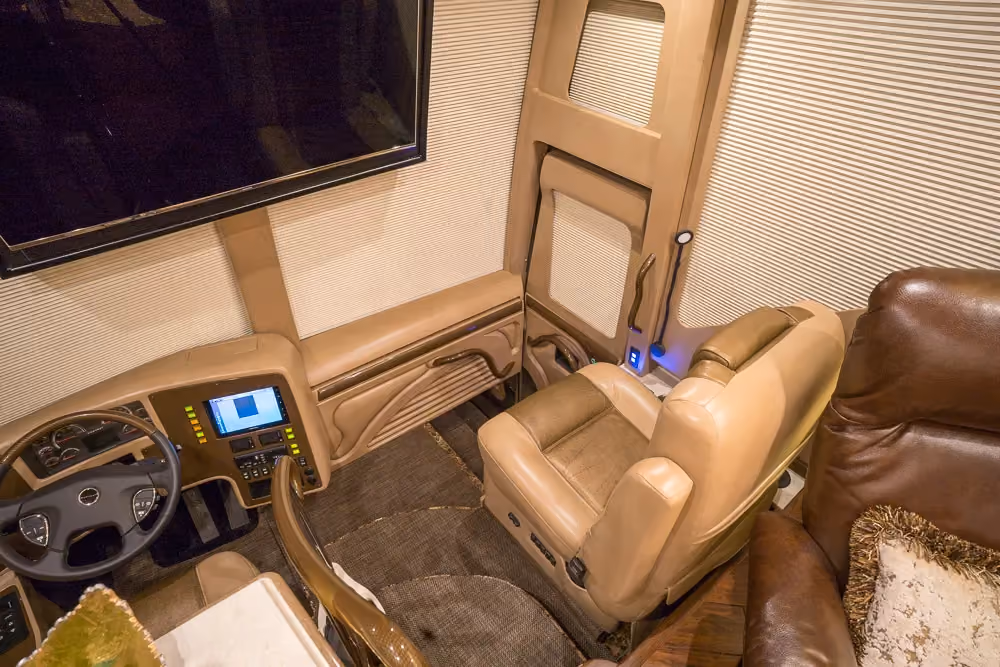 Interior view of Marathon Coach 1262