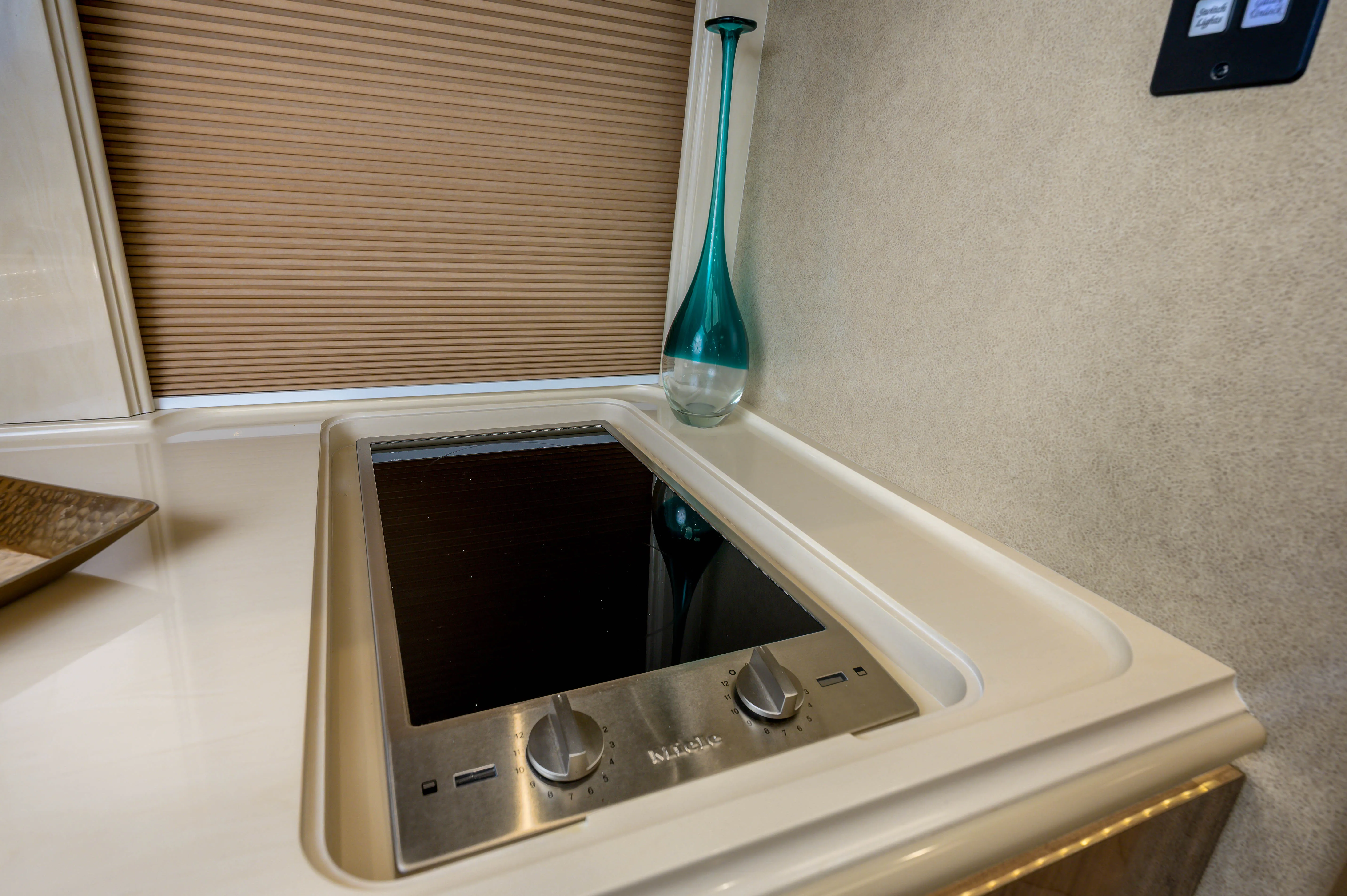 Interior bunk beds area in Marathon Coach 1288