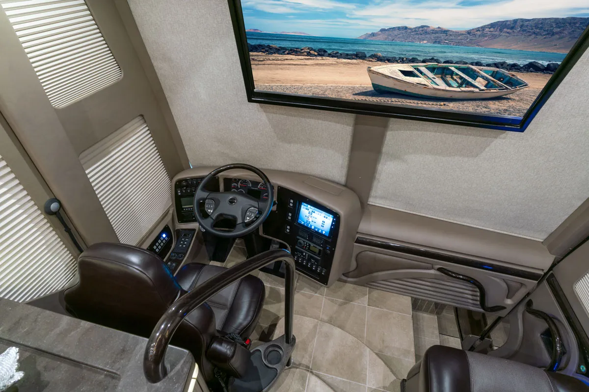 Interior detail of Marathon Coach 1303