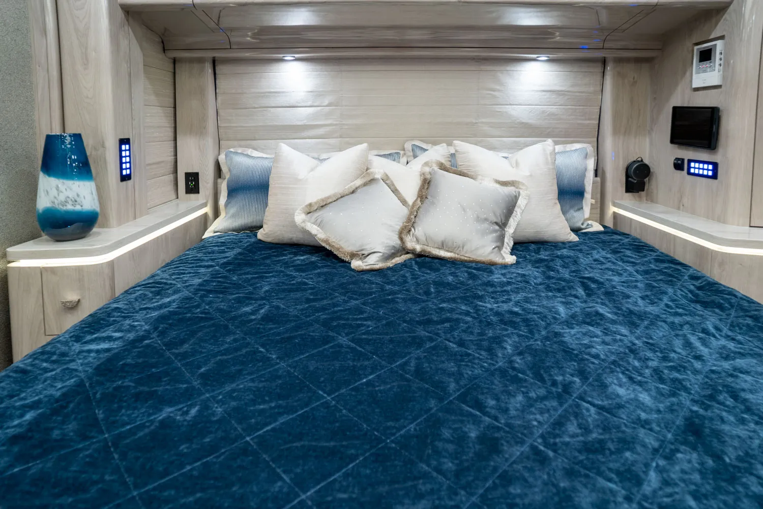 Interior closet and wardrobe in Marathon Coach 1330