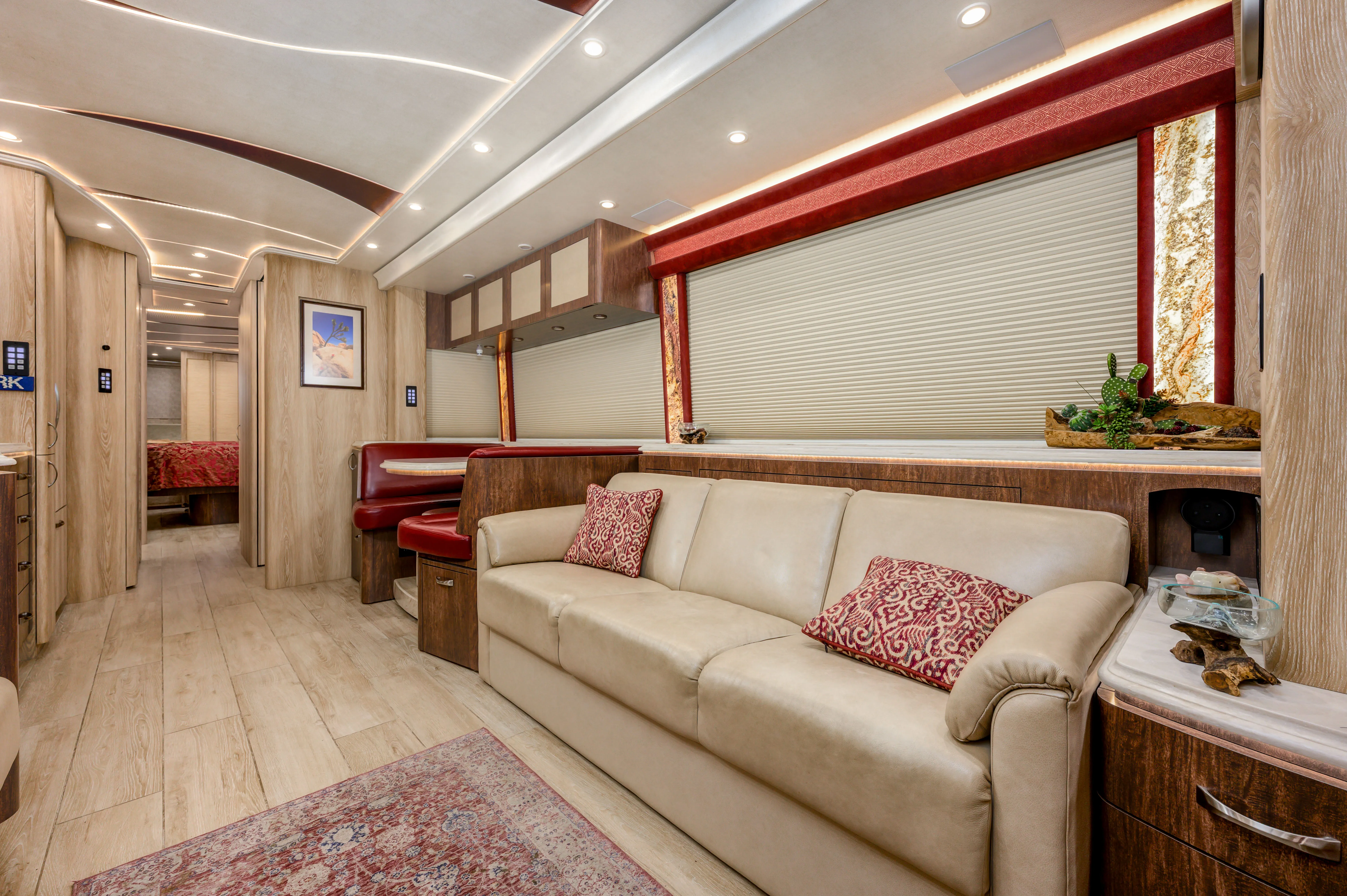 Interior overview of Marathon Coach 1334