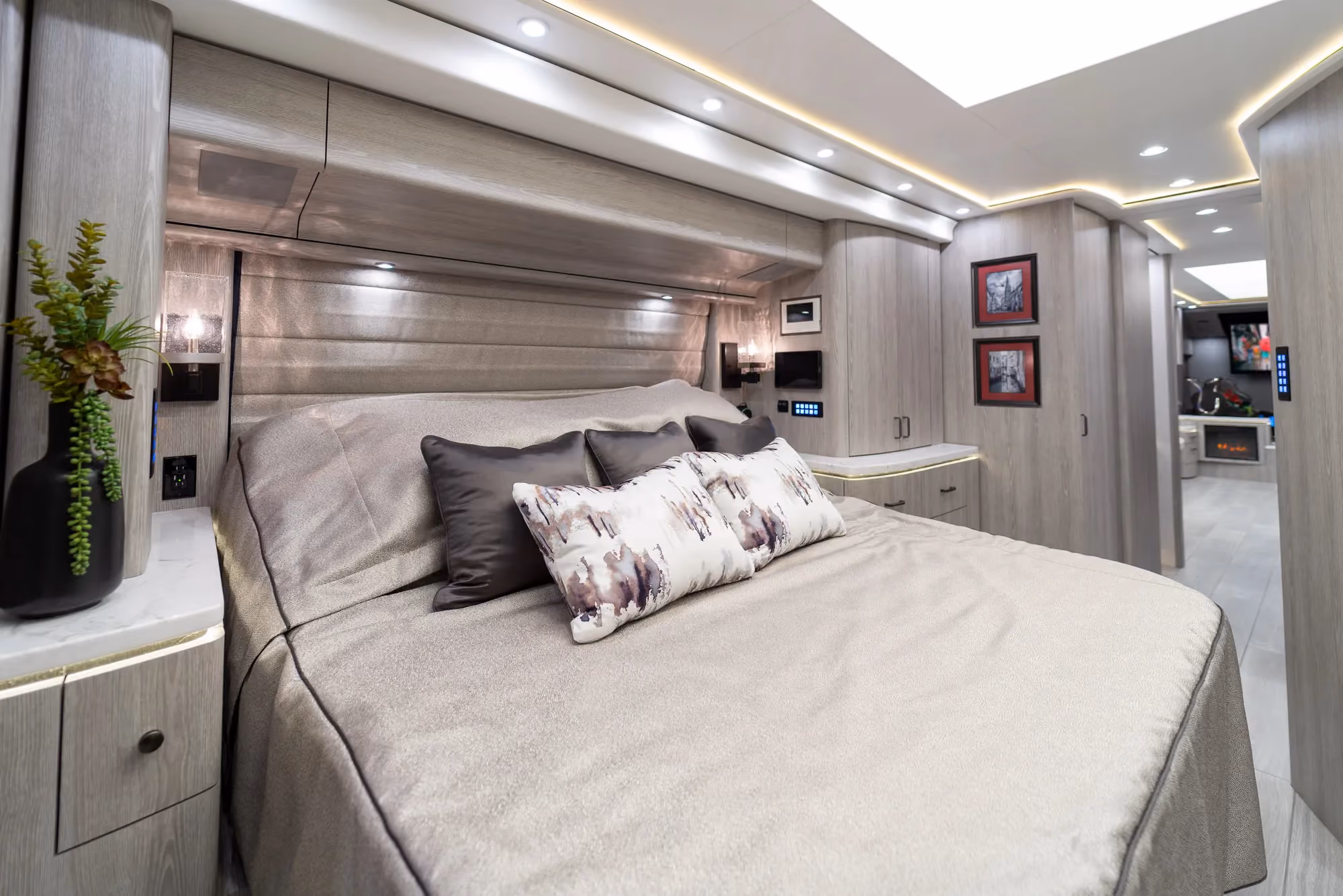 Interior storage area of Marathon Coach 1346