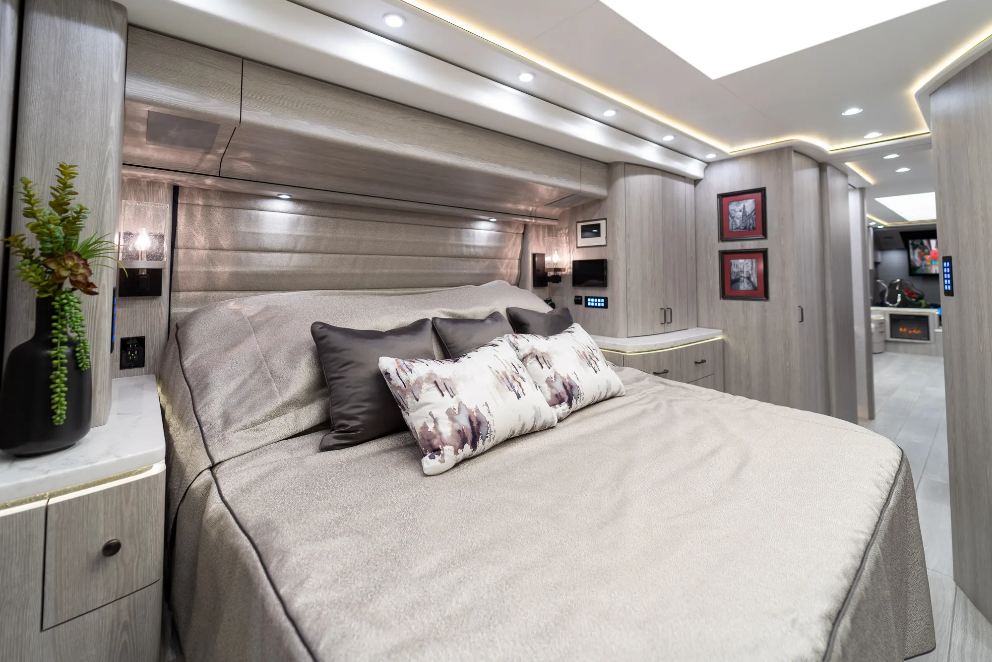 Interior storage area of Marathon Coach 1346