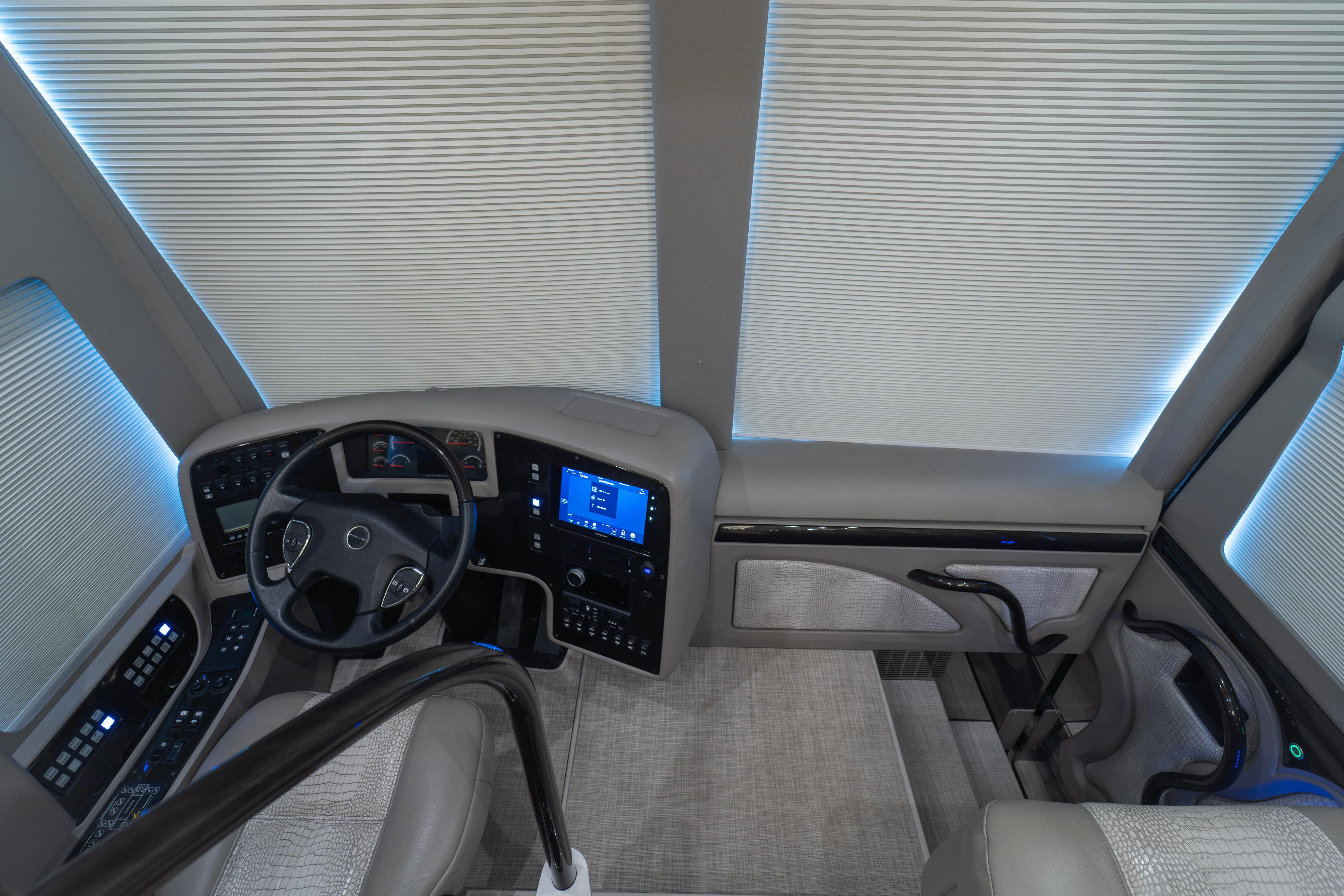 Exterior storage bay of Marathon Coach 1341
