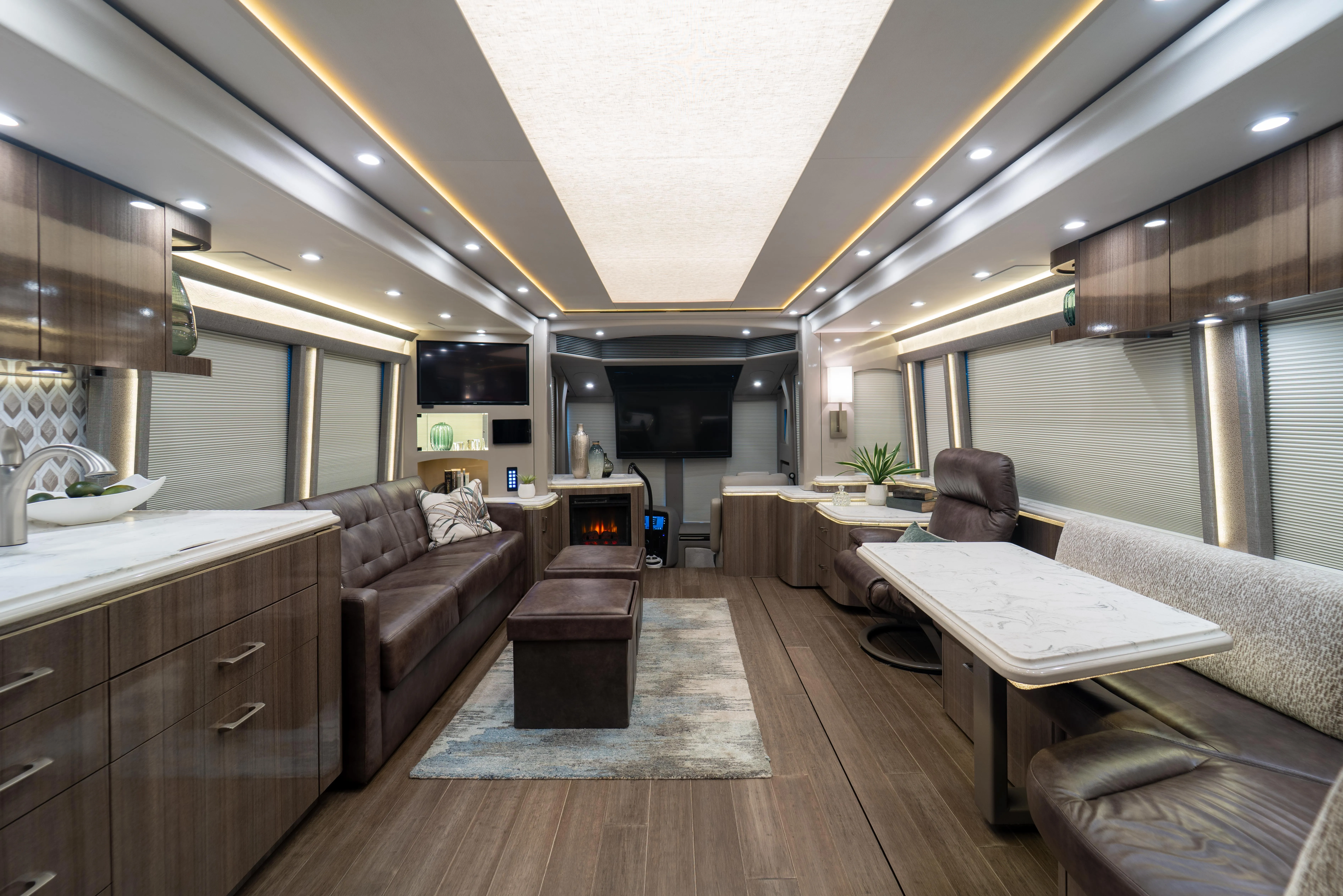 Interior view of Marathon Coach 1341