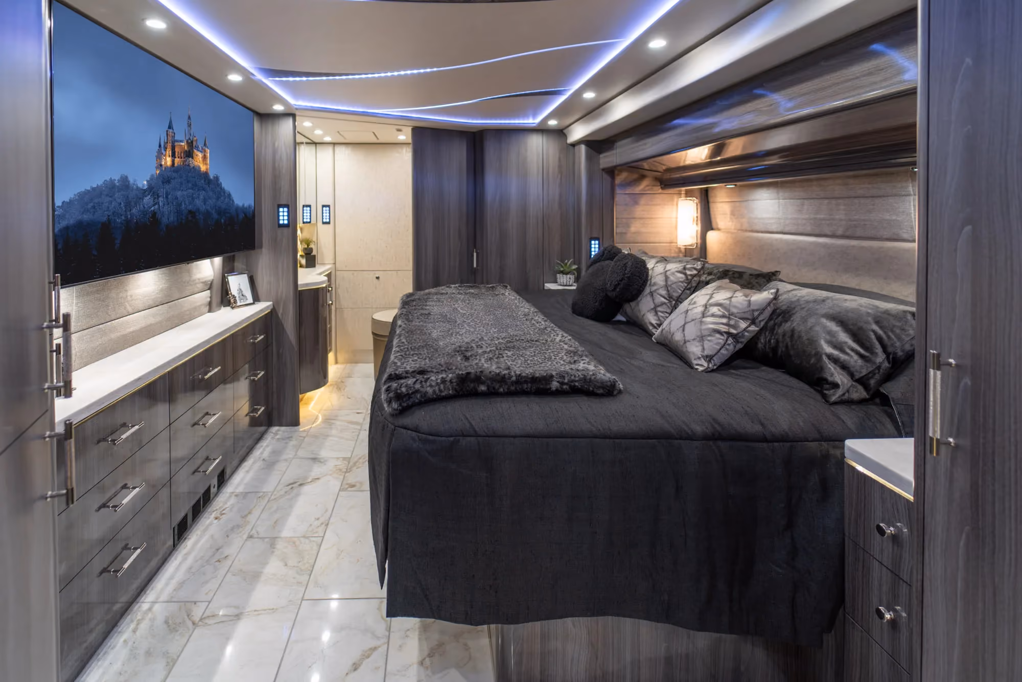 Interior view of Marathon Coach 1351