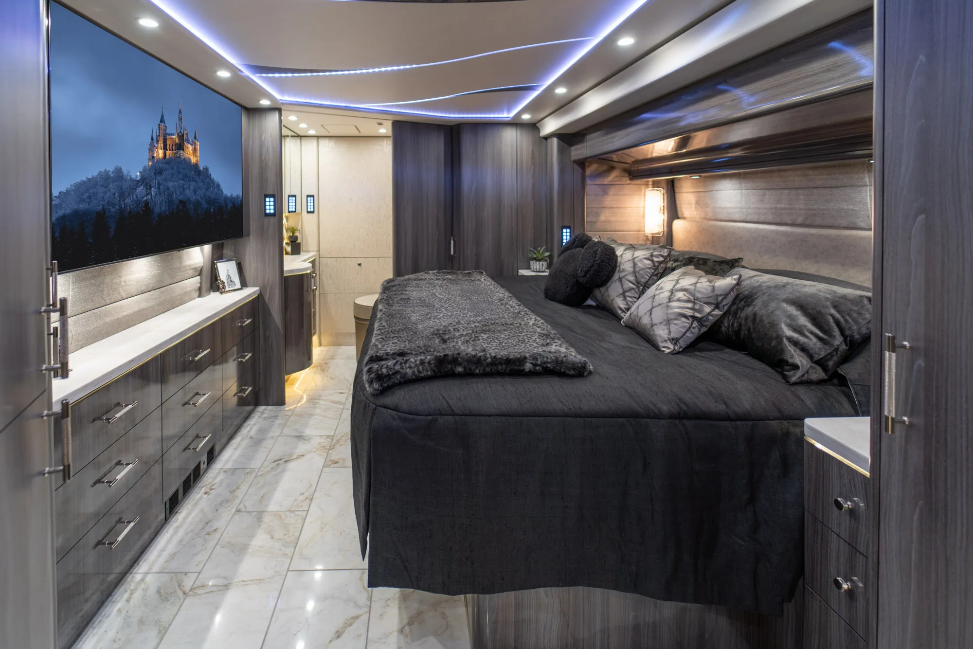 Interior view of Marathon Coach 1351