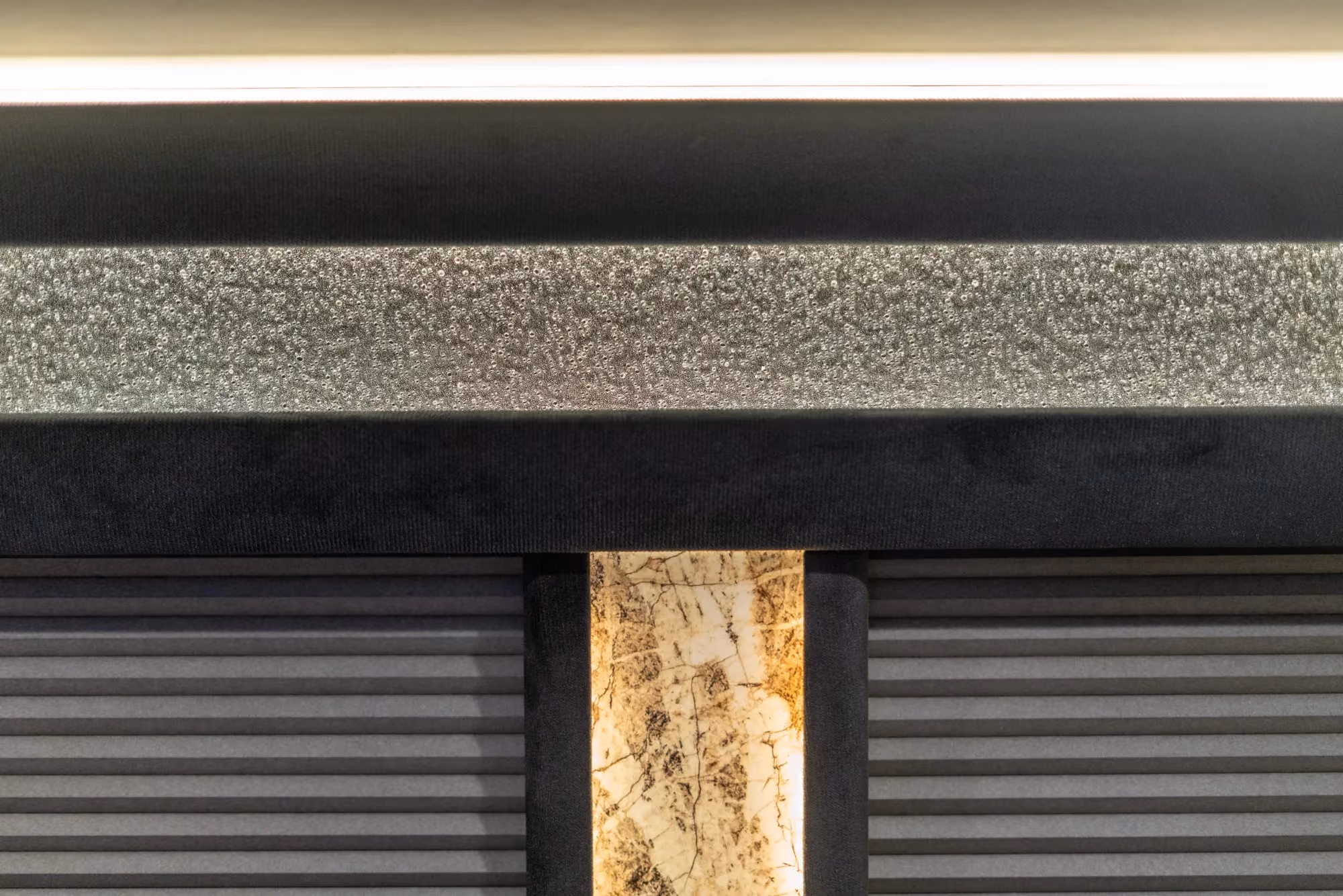 Interior cabinetry detail in Marathon Coach 1351