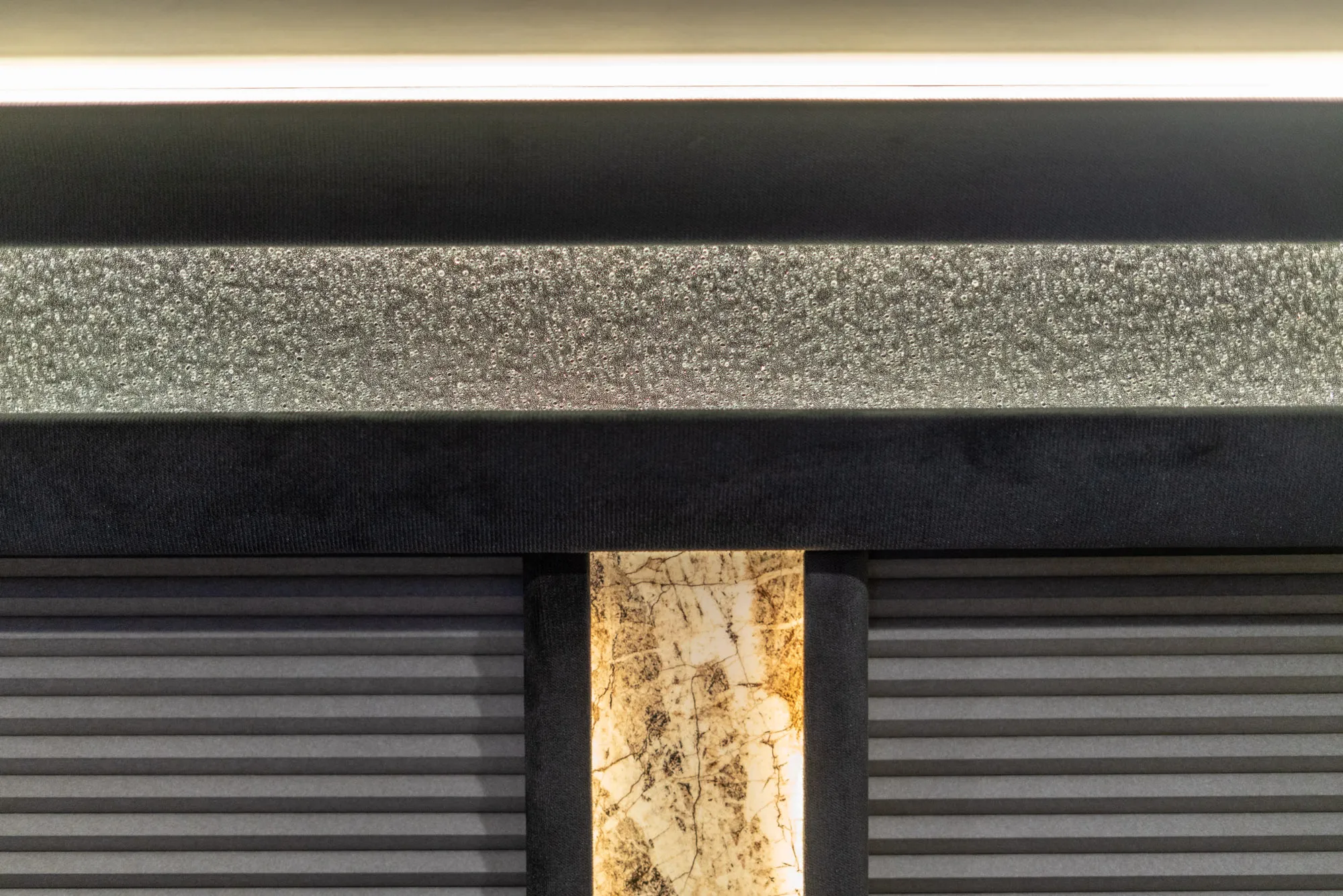 Interior cabinetry detail in Marathon Coach 1351