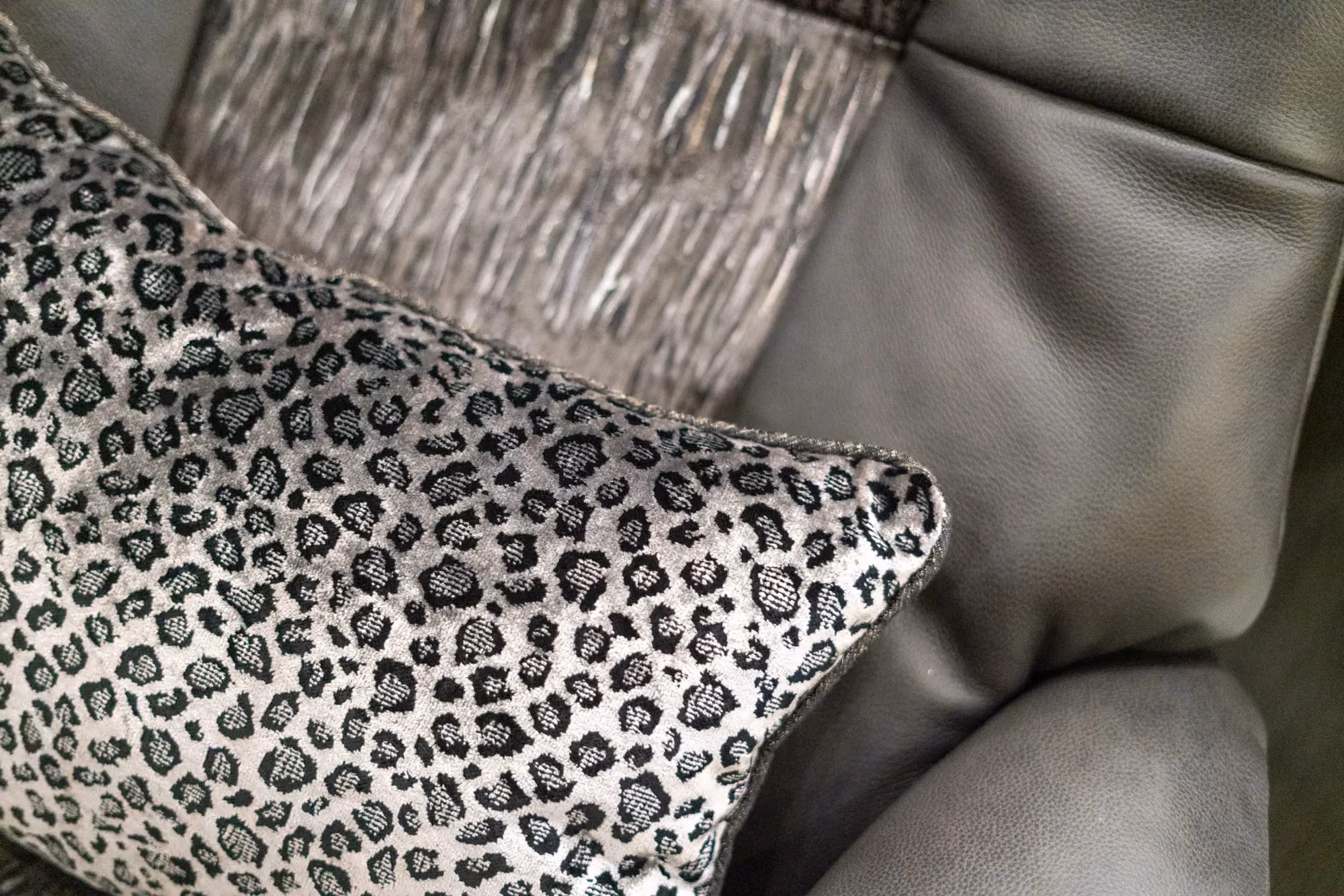 Interior material and finish close-up in Marathon Coach 1351