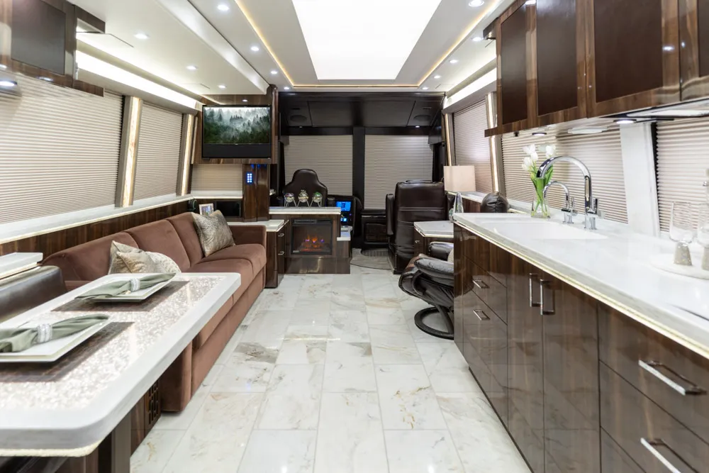 Interior view of Marathon Coach 1353