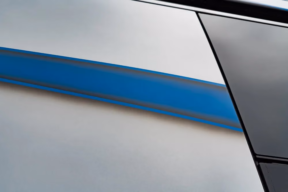 Interior craftsmanship and material detail in 2022 Marathon Coach 1353