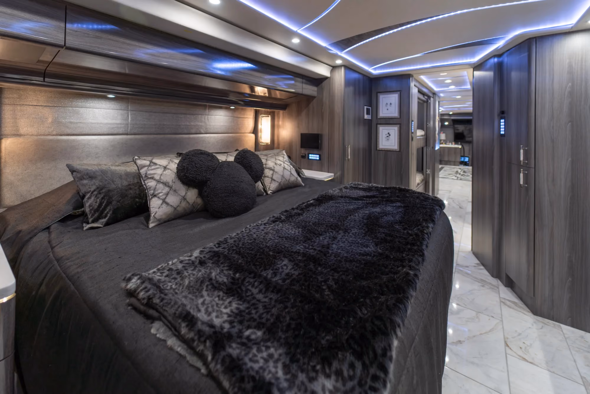 Exterior storage bay of Marathon Coach 1351