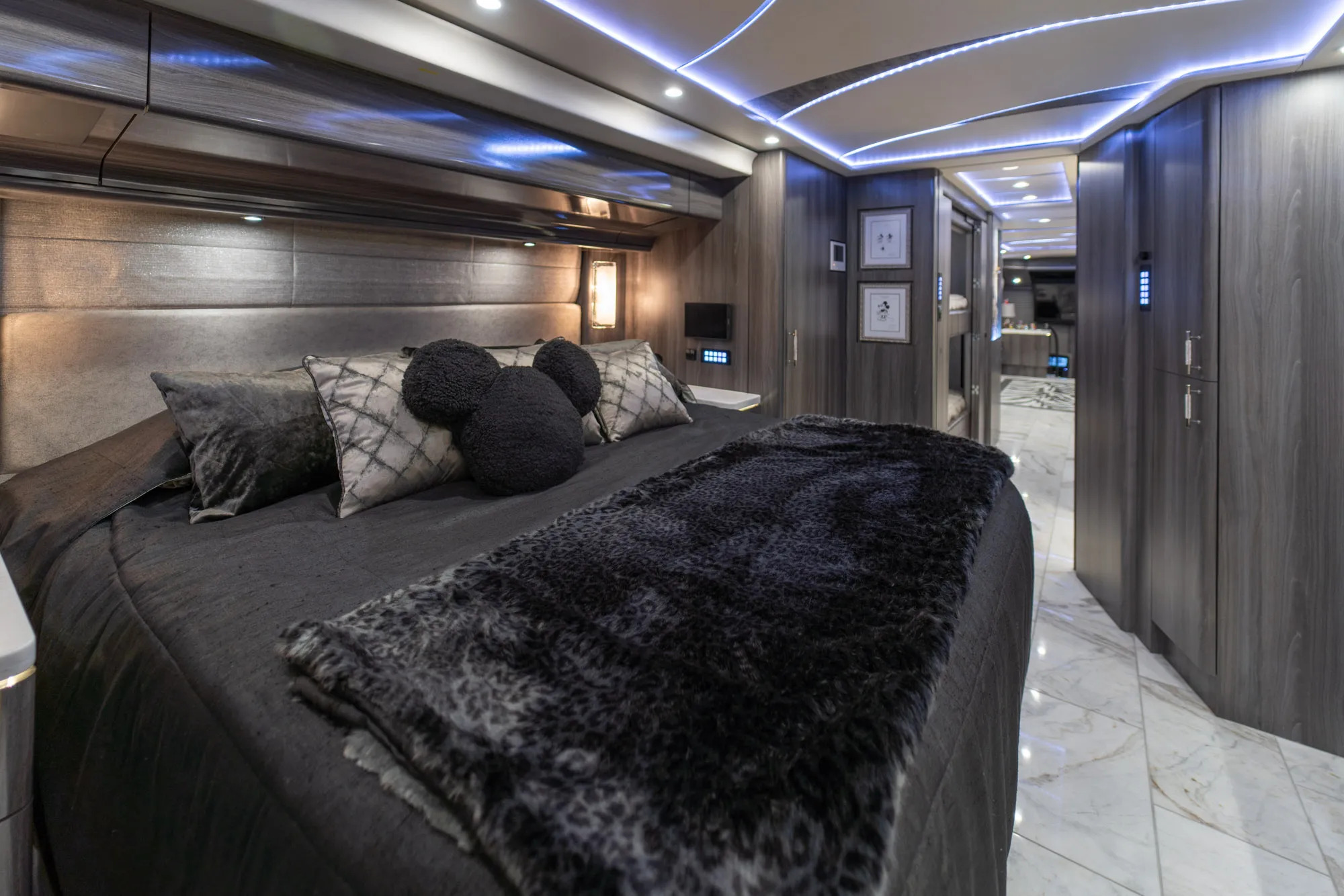 Exterior storage bay of Marathon Coach 1351