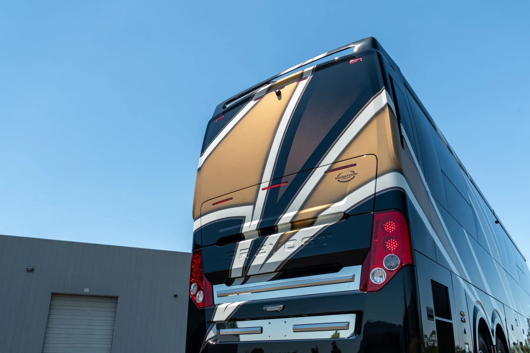 Exterior of Marathon Coach #1408 | Luxury Motorcoach for Sale