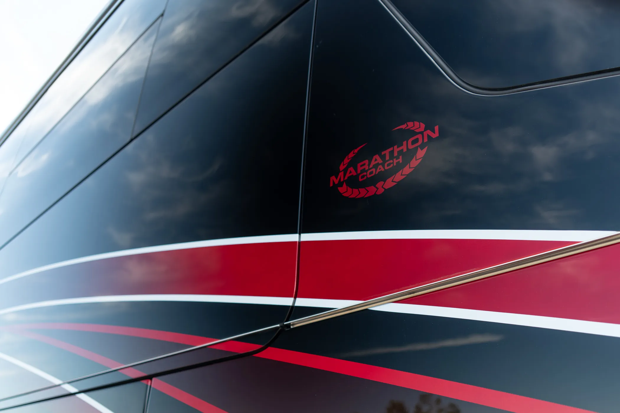 Exterior of Marathon Coach #1407 | Luxury Motorcoach for Sale