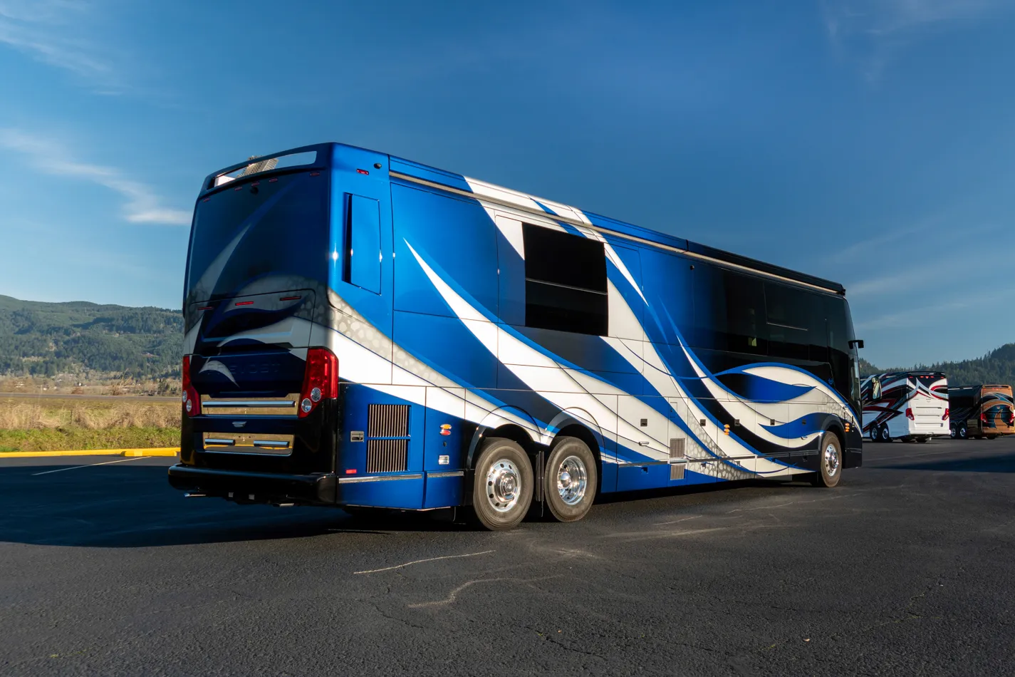 Exterior of Marathon Coach #1402 | Luxury Motorcoach for Sale
