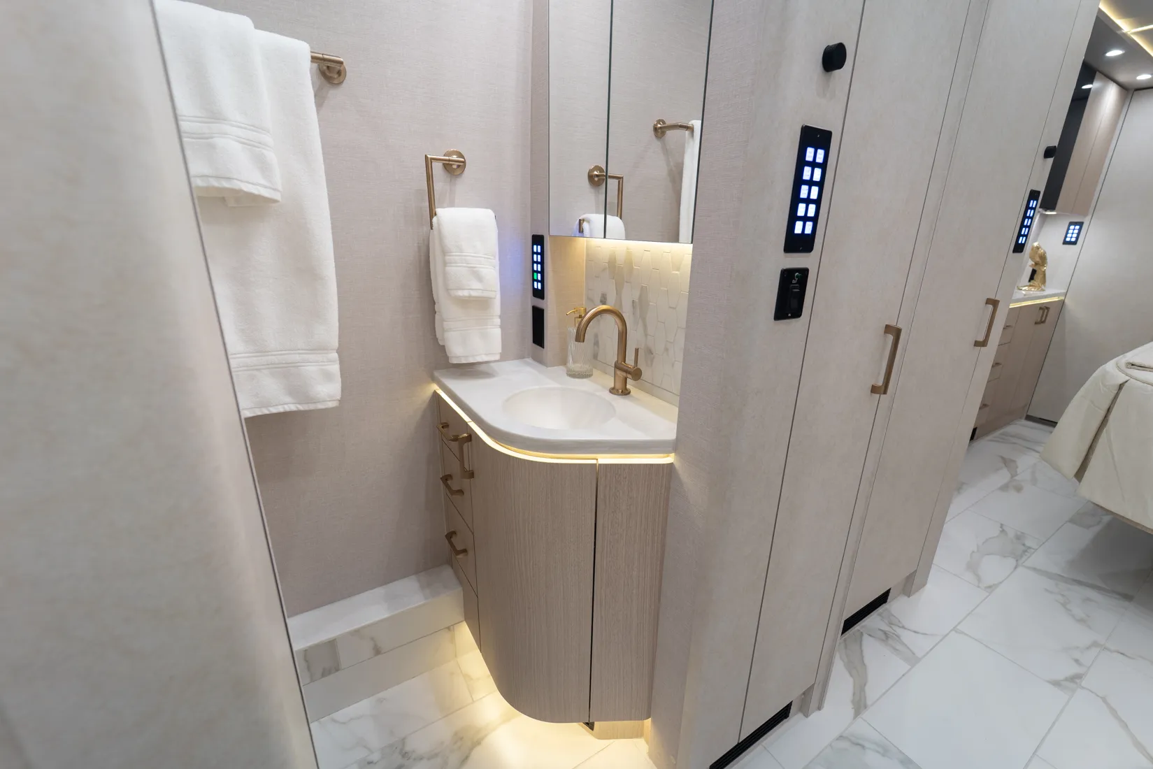 Interior of Marathon Coach #1406 | Luxury Motorcoach for Sale
