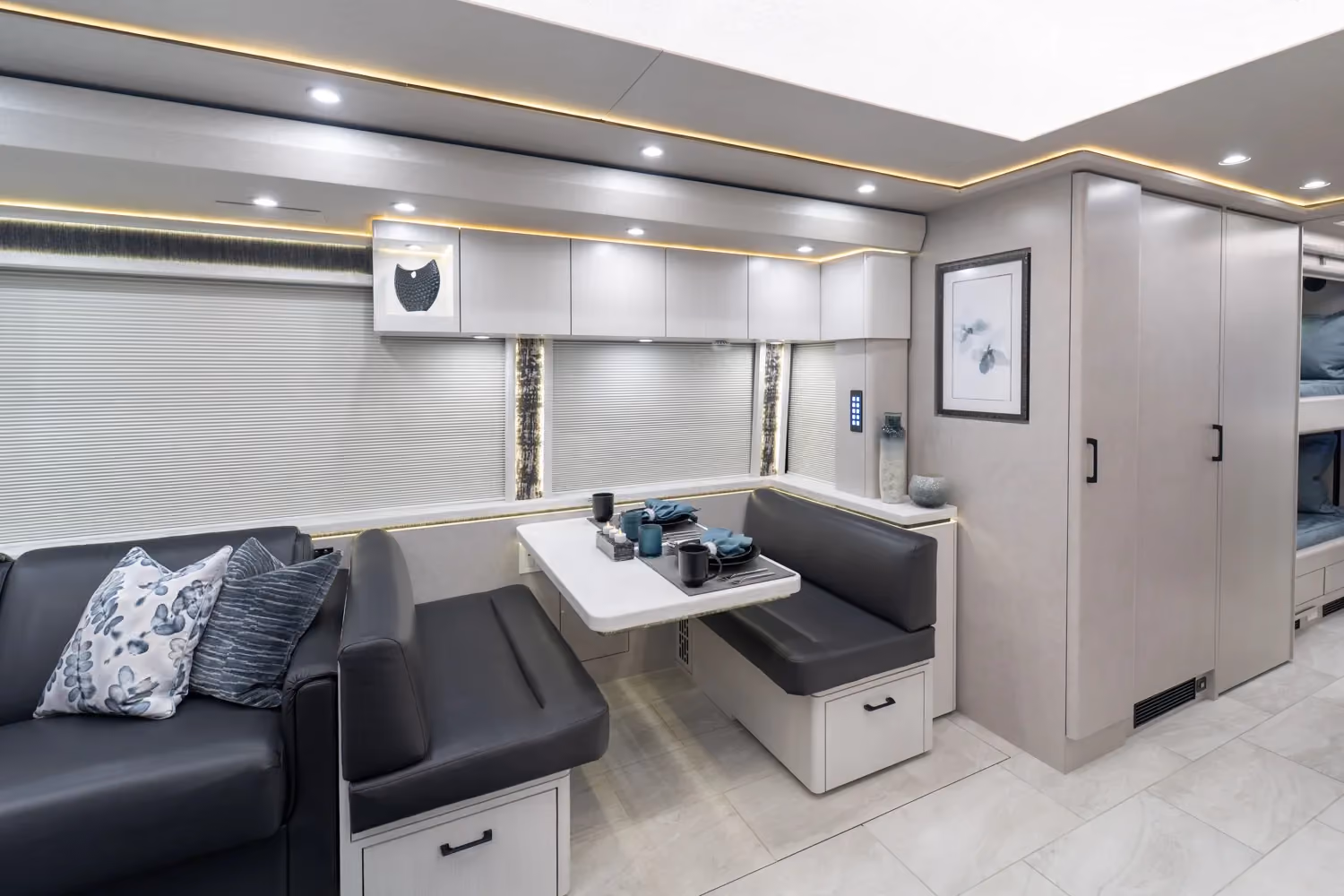 Interior of Marathon Coach #1404 | Luxury Motorcoach for Sale
