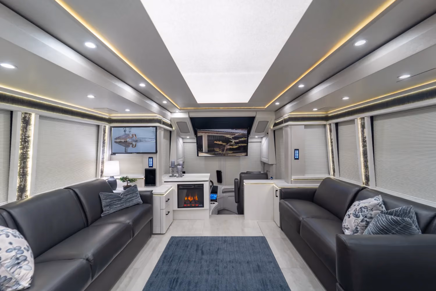 Interior of Marathon Coach #1404 | Luxury Motorcoach for Sale