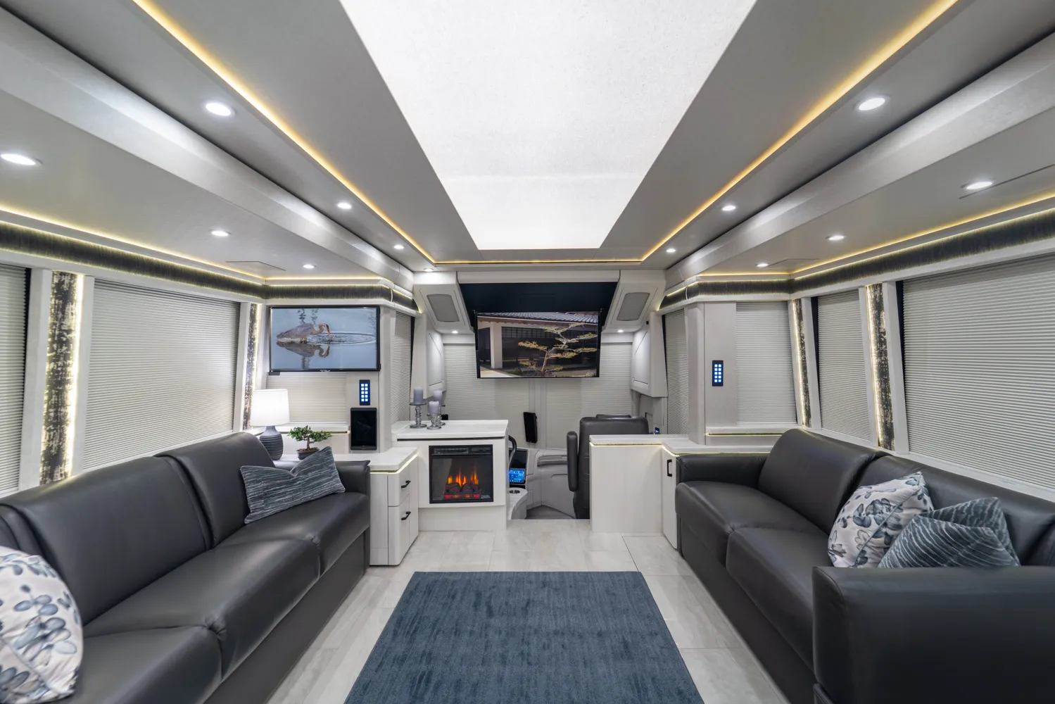 Interior of Marathon Coach #1404 | Luxury Motorcoach for Sale
