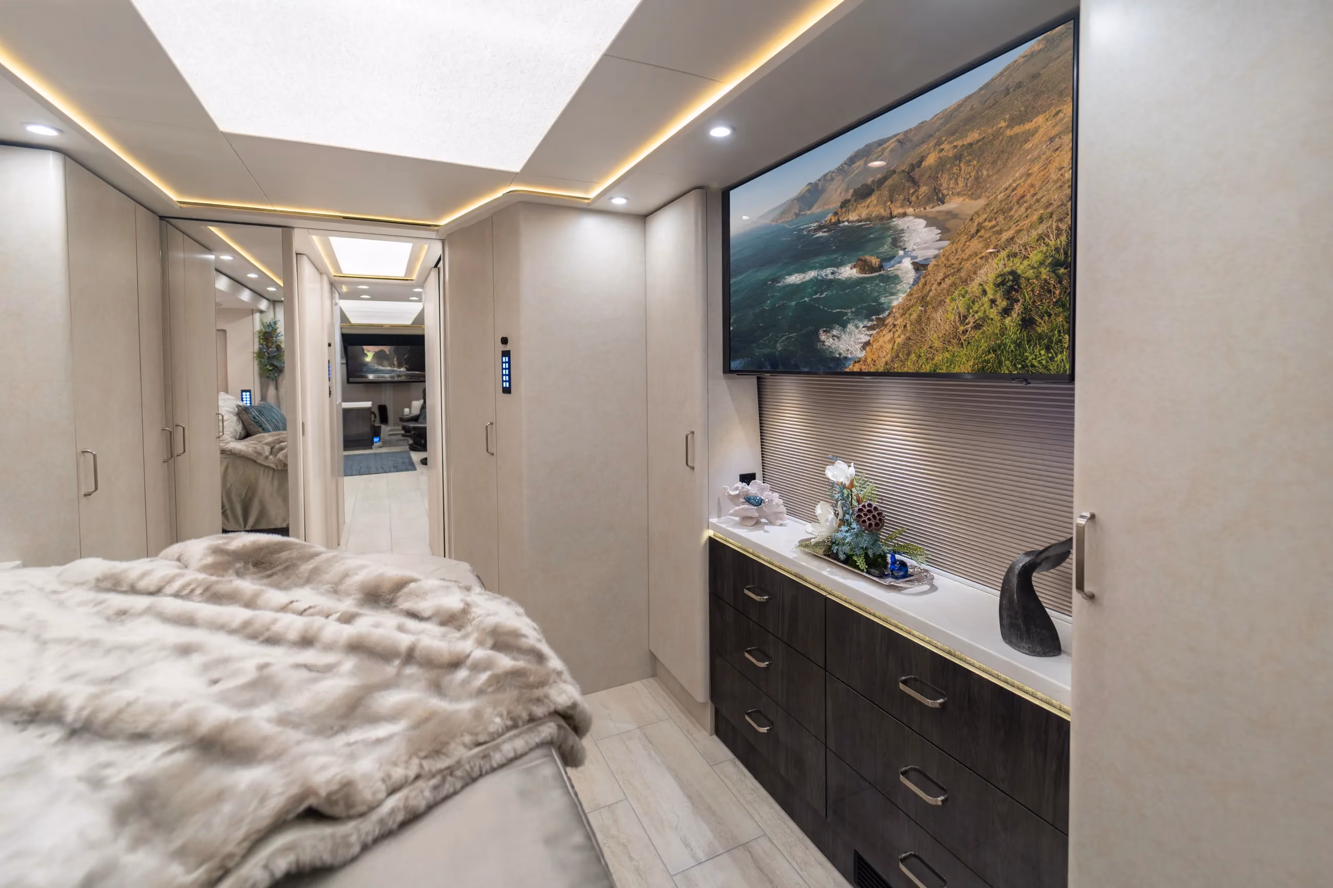 Interior of Marathon Coach #1401 | Luxury Motorcoach for Sale