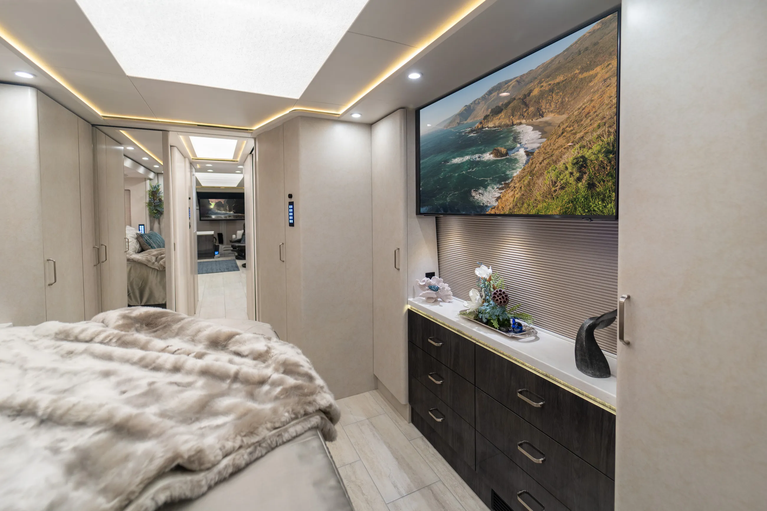 Interior of Marathon Coach #1401 | Luxury Motorcoach for Sale