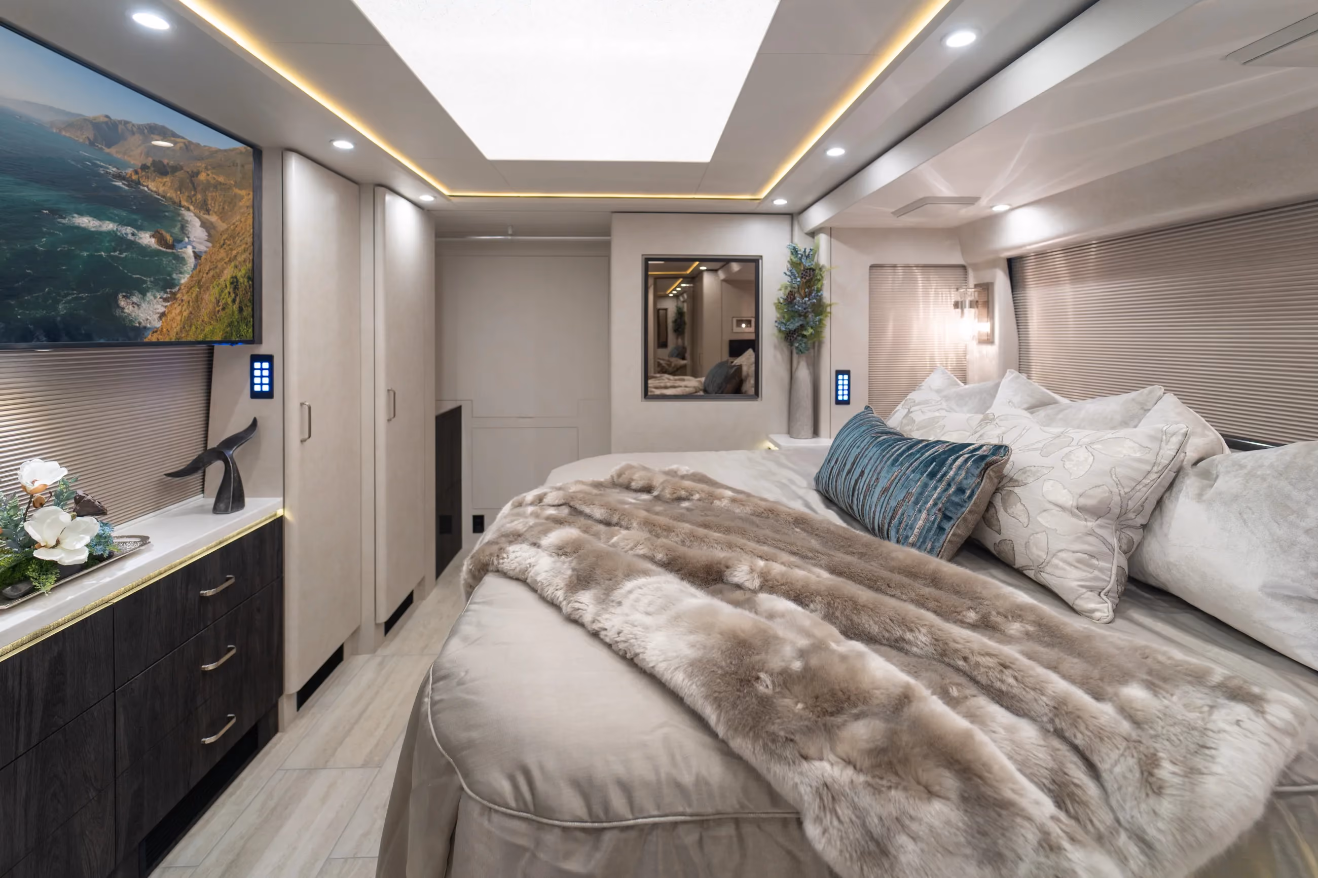 Interior of Marathon Coach #1401 | Luxury Motorcoach for Sale