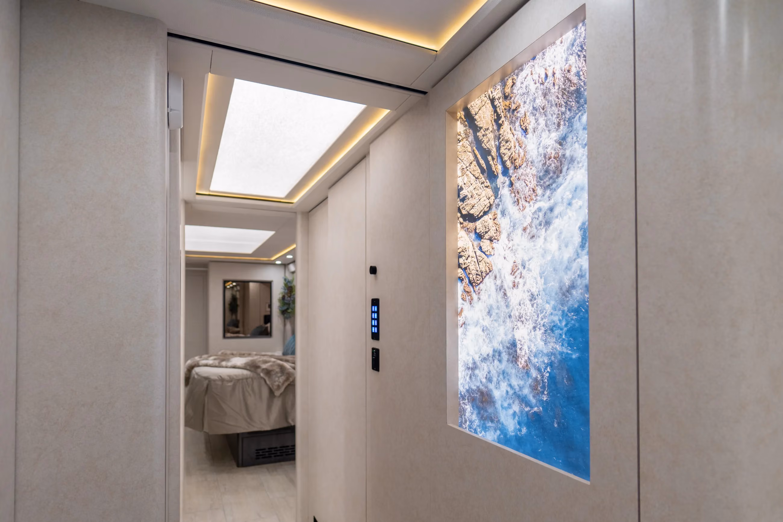 Interior of Marathon Coach #1401 | Luxury Motorcoach for Sale