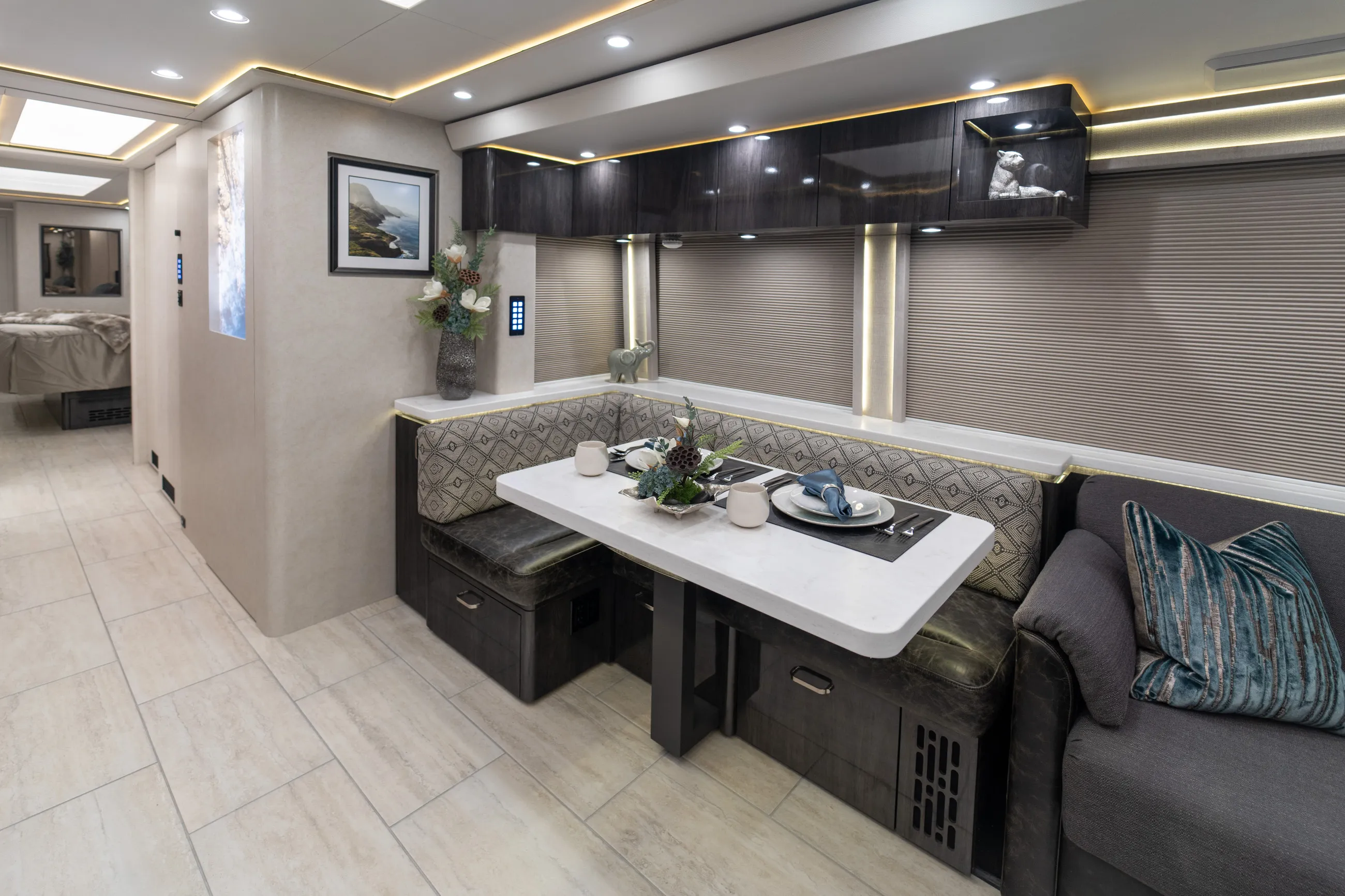 Interior of Marathon Coach #1401 | Luxury Motorcoach for Sale