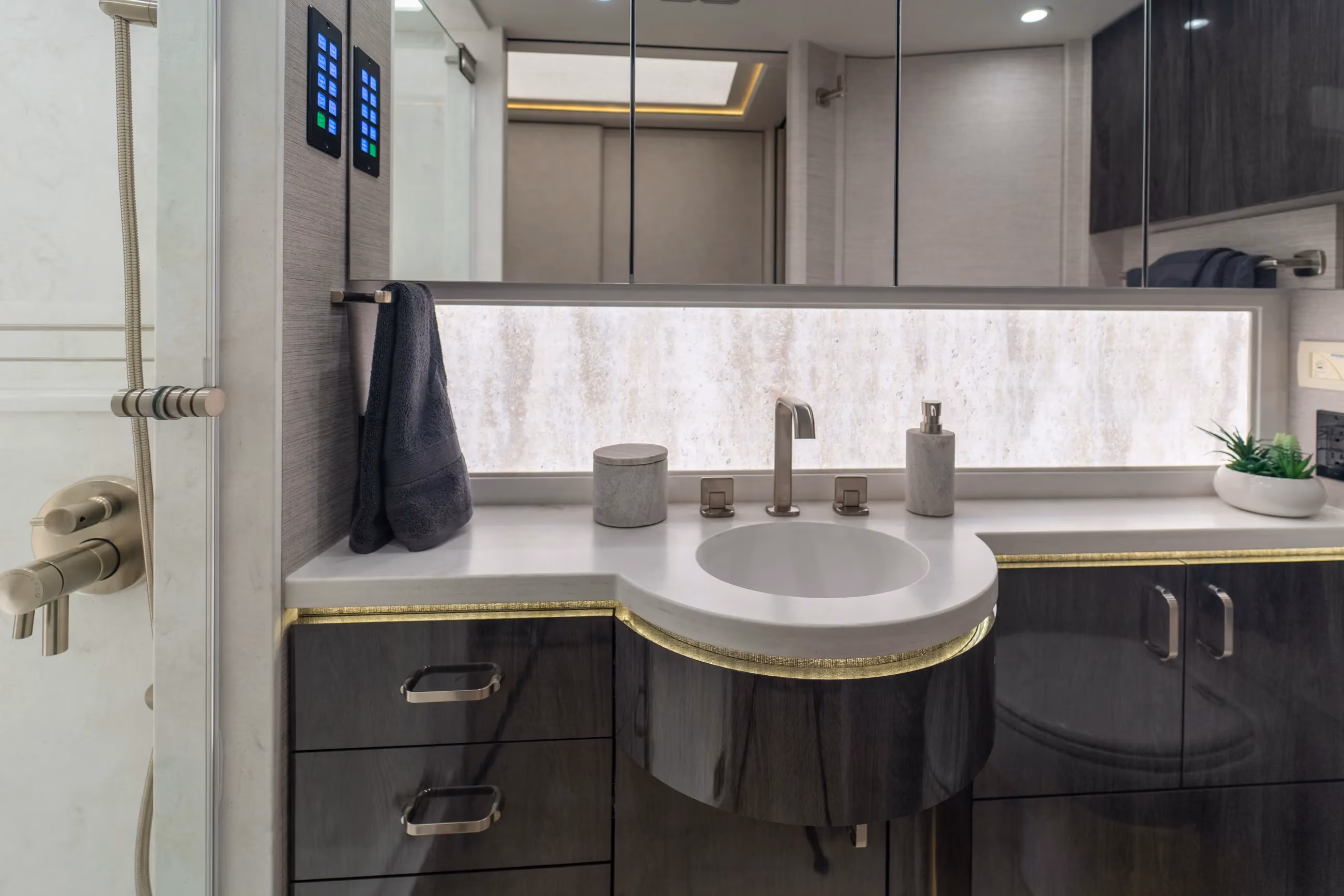 Interior of Marathon Coach #1401 | Luxury Motorcoach for Sale