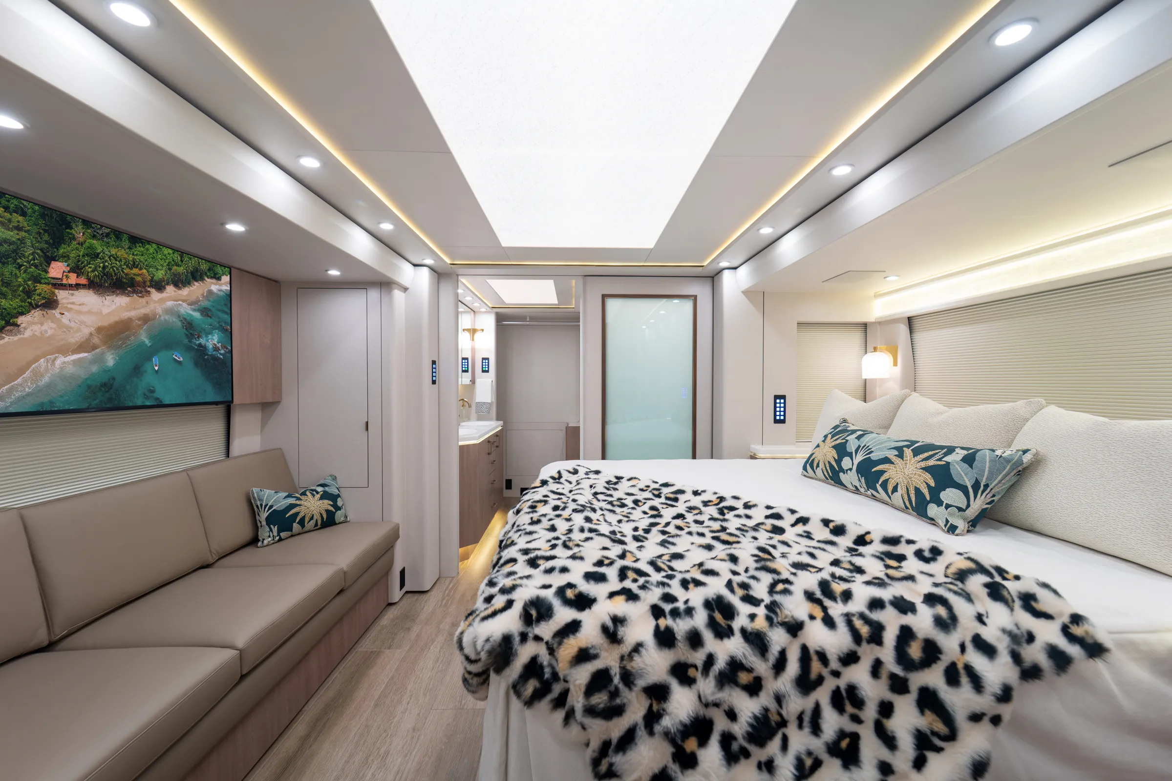 Interior of Marathon Coach #1419 | Luxury Motorcoach for Sale