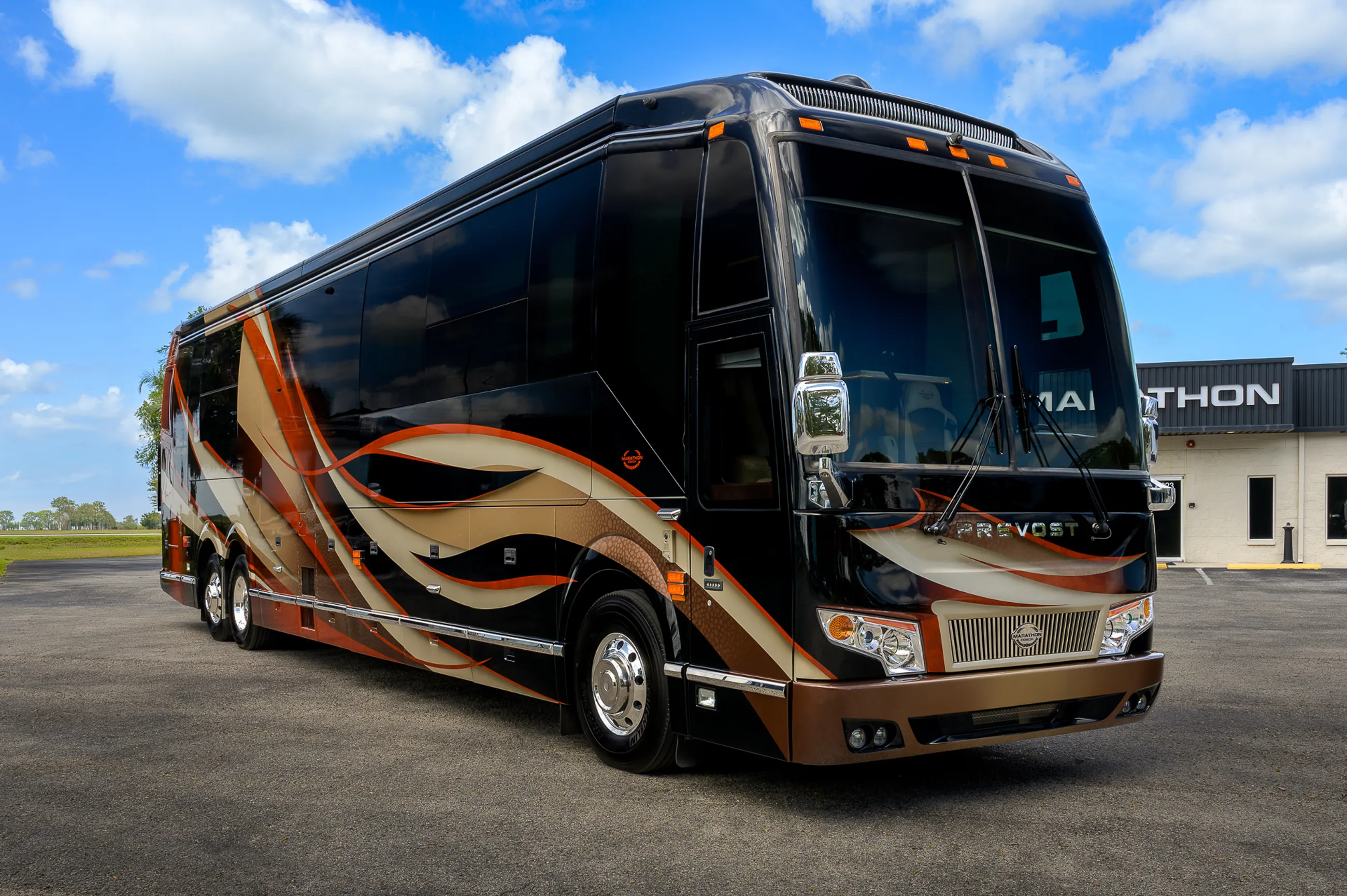 Exterior of Marathon Coach #1367 | Luxury Motorcoach for Sale
