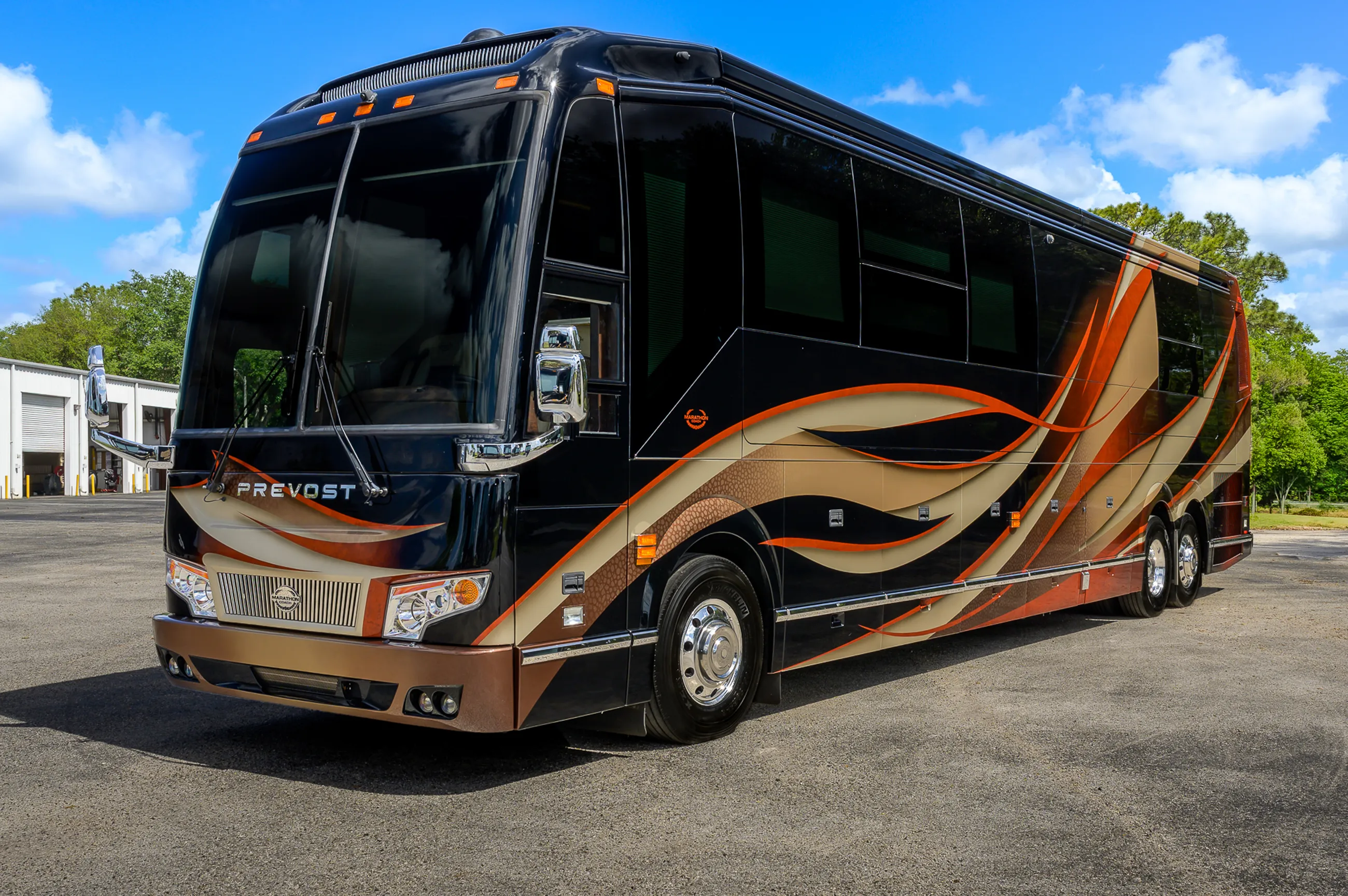 Exterior of Marathon Coach #1367 | Luxury Motorcoach for Sale