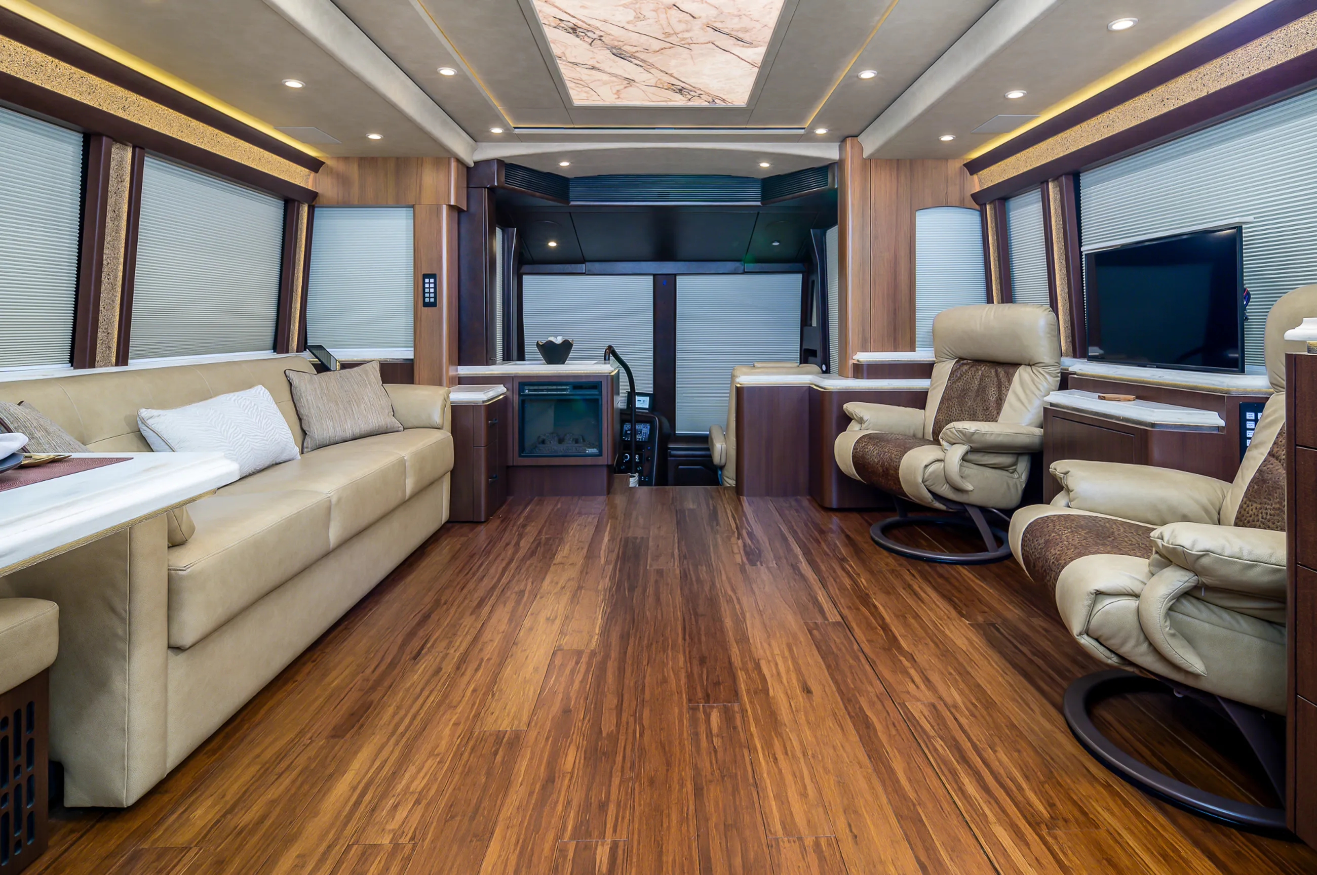 Interior of Marathon Coach #1367 | Luxury Motorcoach for Sale
