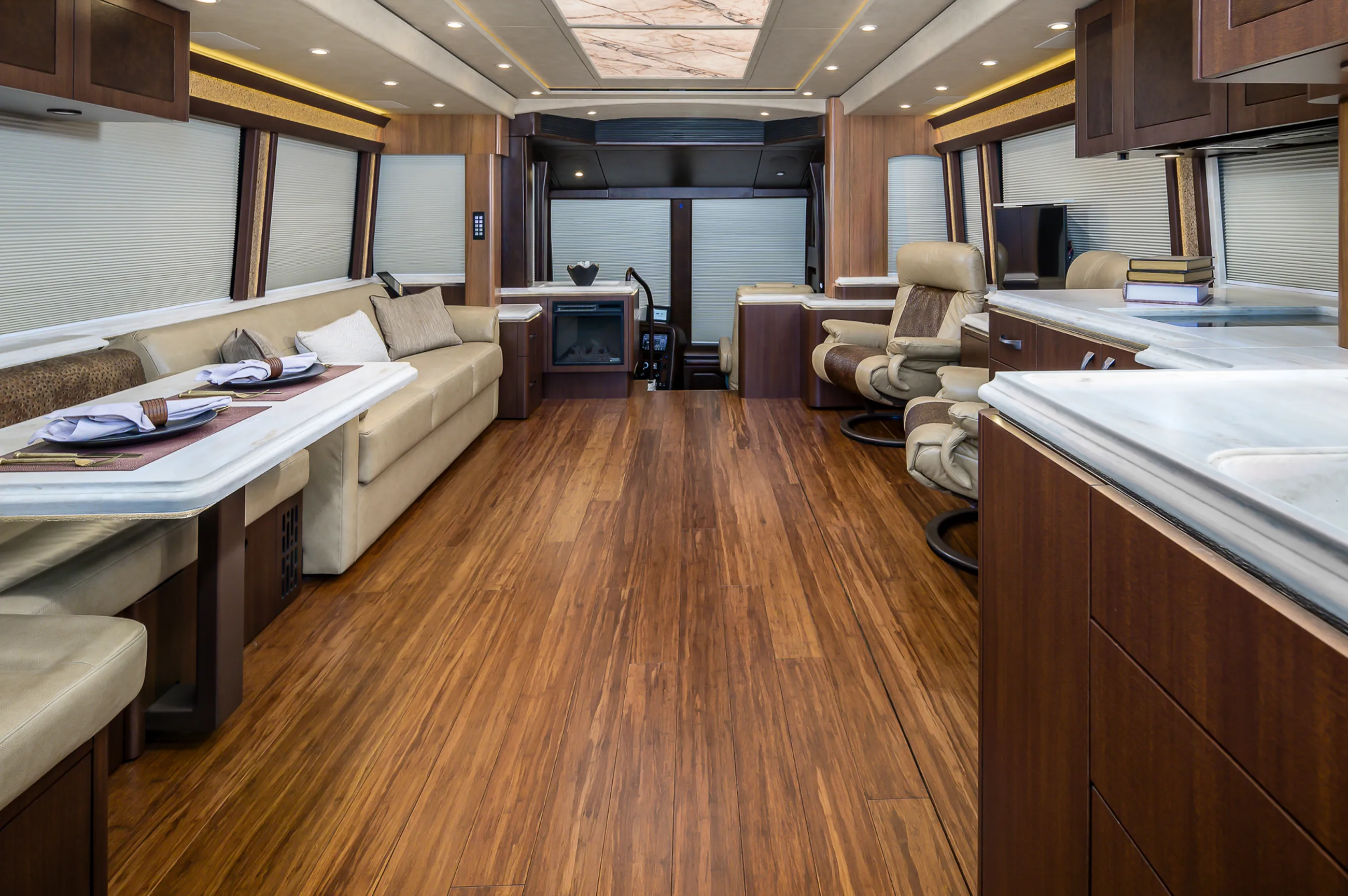 Interior of Marathon Coach #1367 | Luxury Motorcoach for Sale