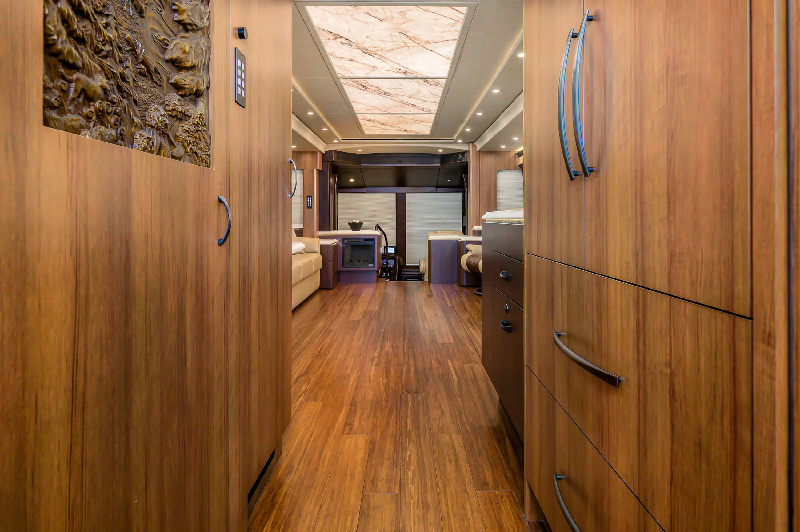 Interior of Marathon Coach #1367 | Luxury Motorcoach for Sale