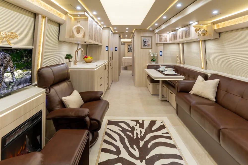 Interior of Marathon Coach #1343