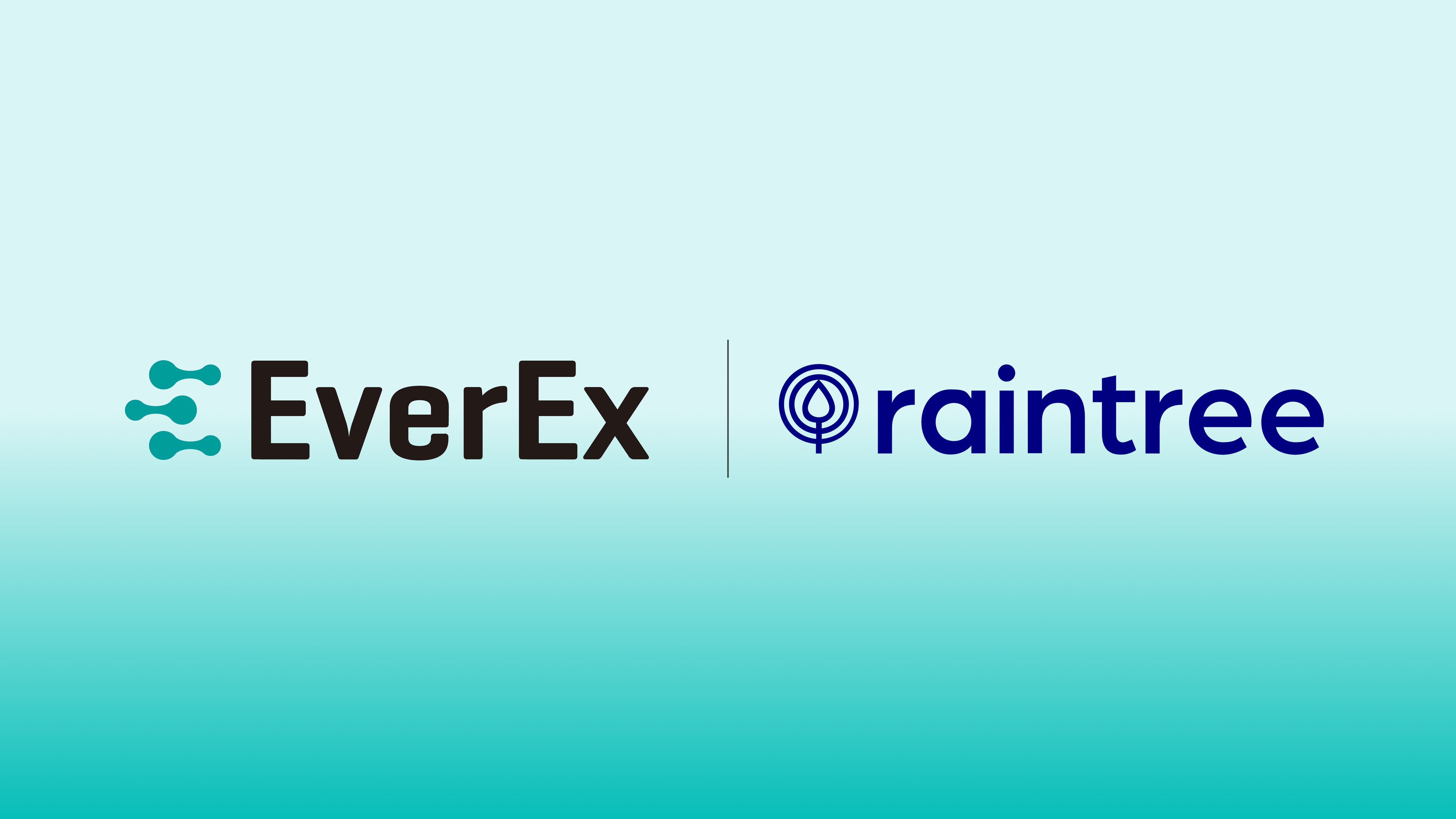 EverEx and Raintree Systems logos side by side, marking their remote therapeutic monitoring integration
