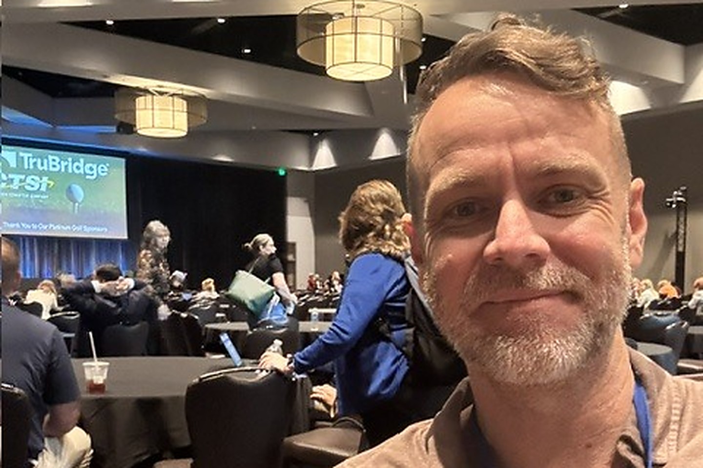 EverEx team member Sean attending a general session at the 2026 TORCH/TARHC Fall Conference in Round Rock, Texas