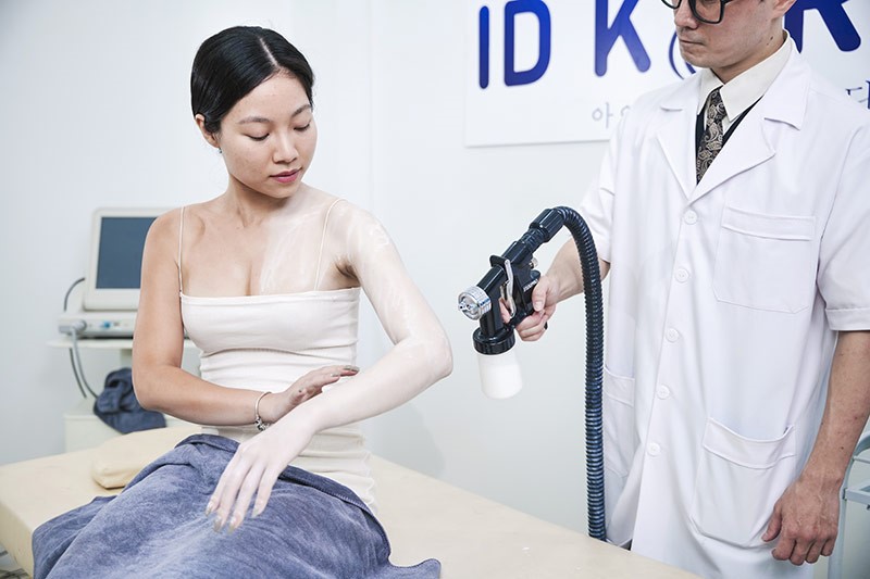 Phun trắng nano thích hợp cho những làn da nhạy cảm, dễ kích ứng